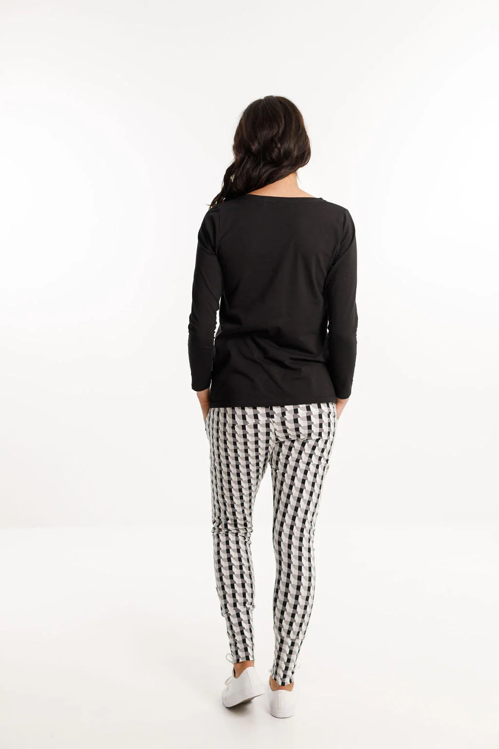 Home Lee Apartment Pants Checker Print - Image 5