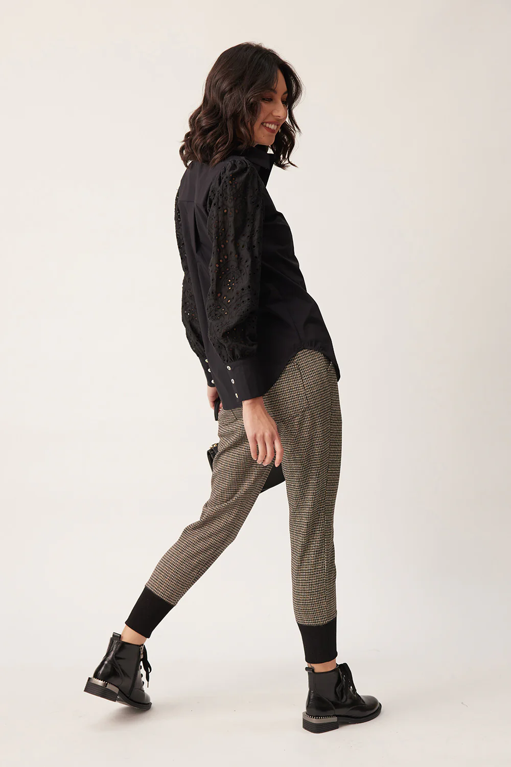 Lemon Tree Gabrielle Pant - Large Check - Image 8