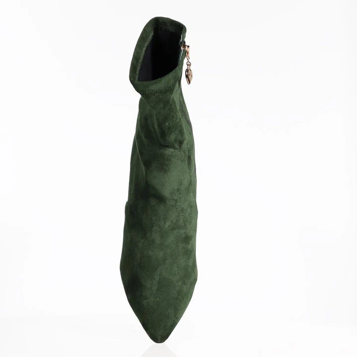 Minx Eden - Forest Green Stretch Suede - Image 2