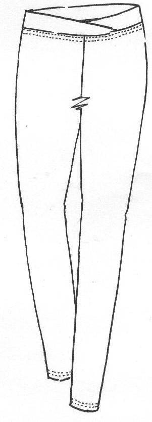 Paula Ryan Crossover Waist Legging - Image 4