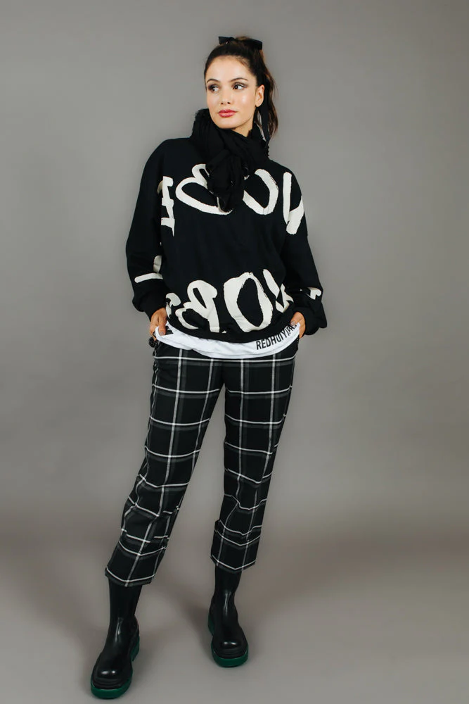 David Pond Graffiti Sweat - Black - Image 3