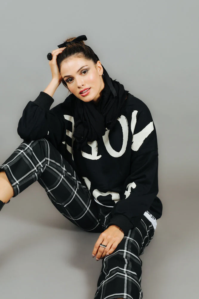 David Pond Graffiti Sweat - Black - Image 5