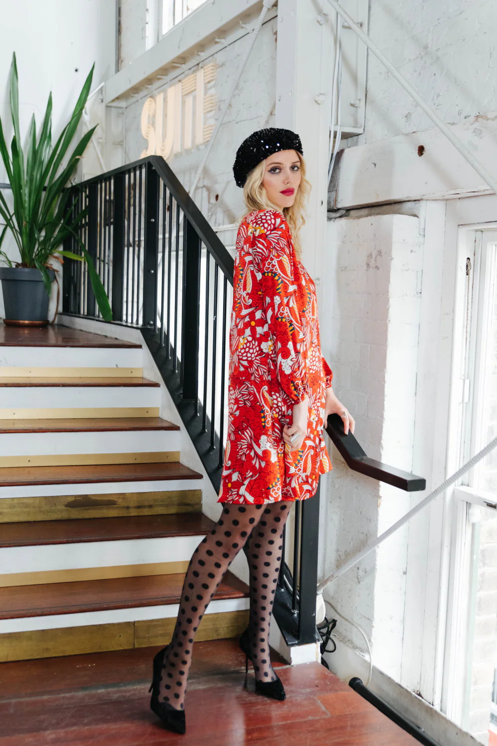 David Pond Shilo Dress- Red - Image 2