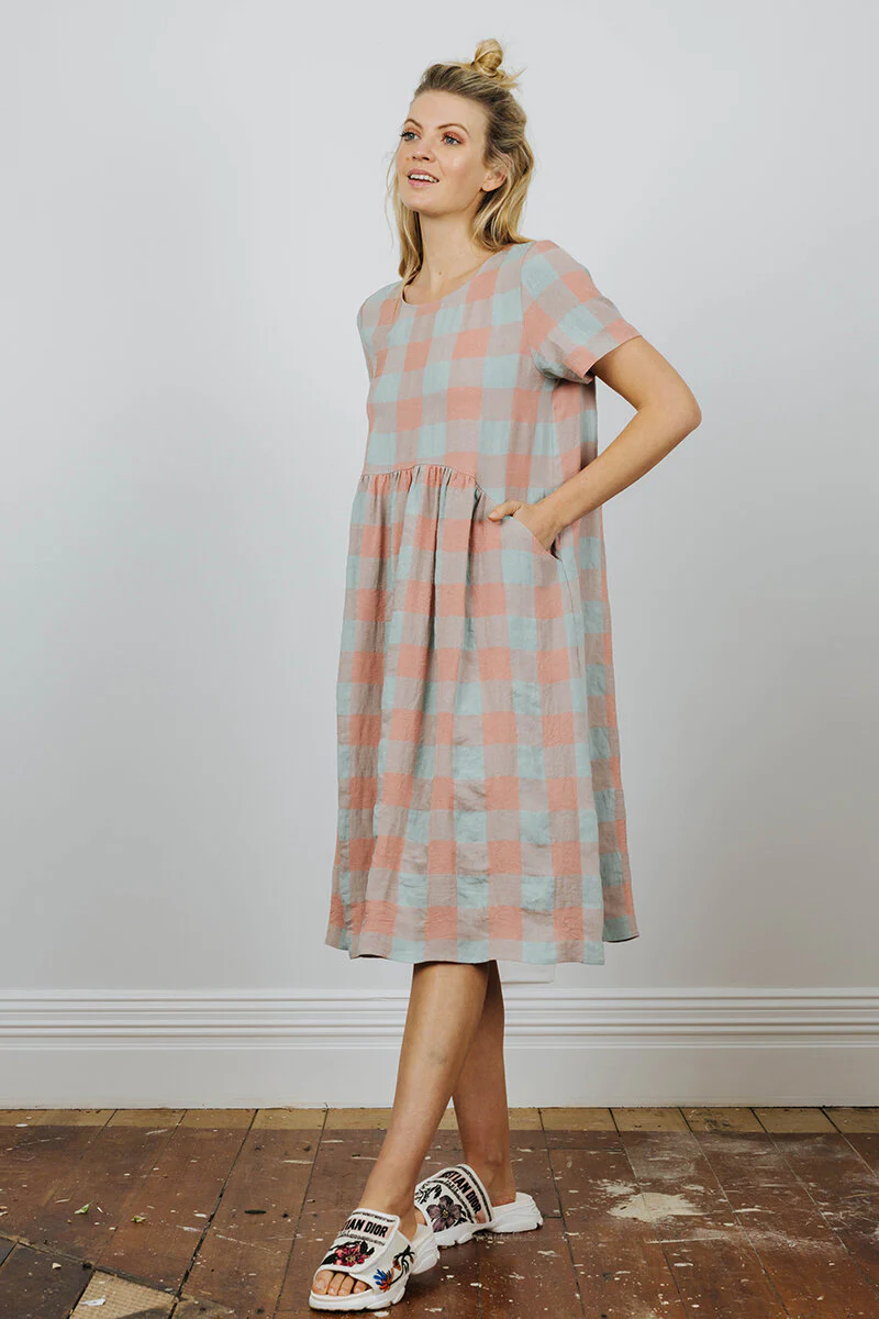 David Pond Venice Check Dress - Image 2
