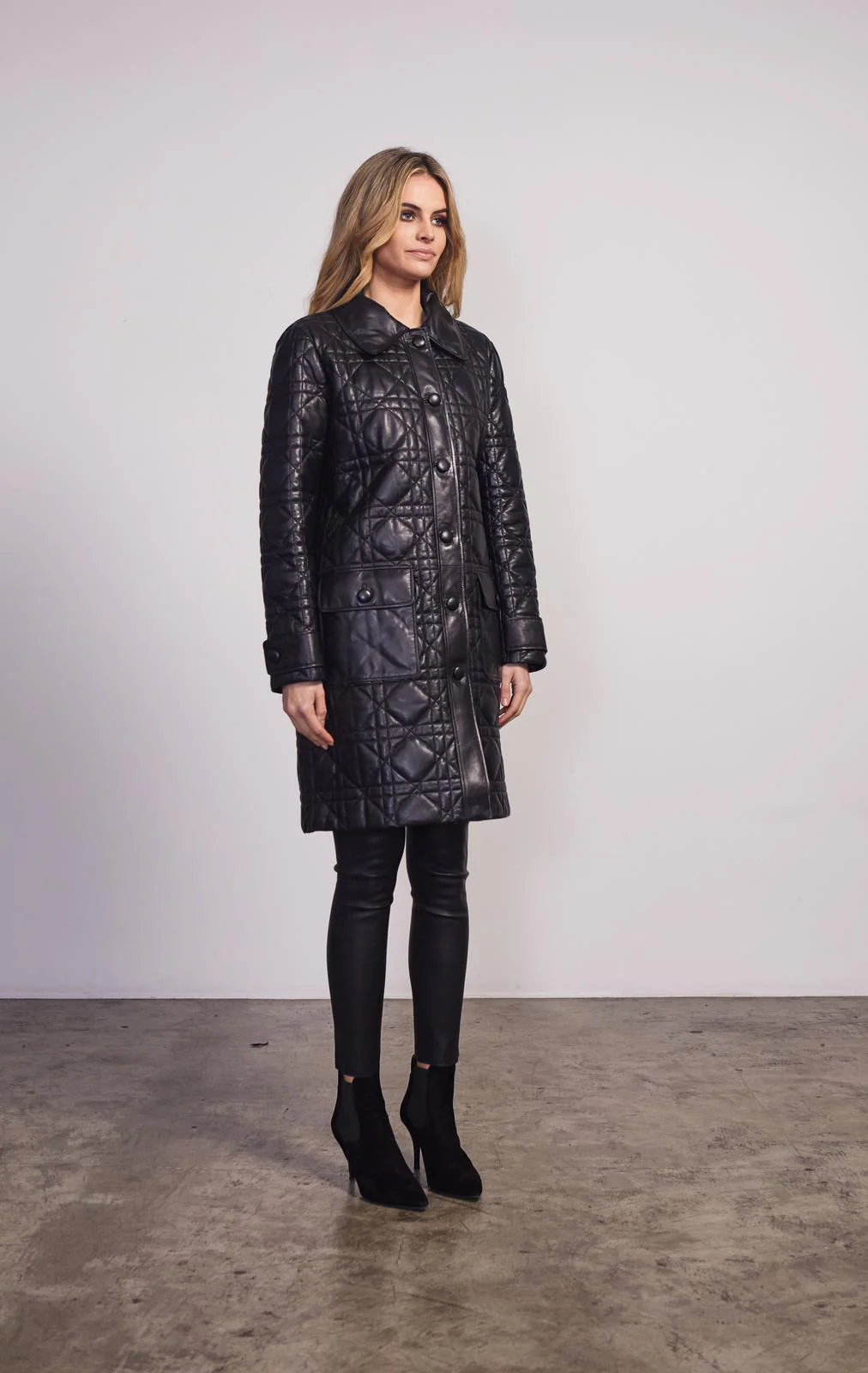 DEA Leather Marmont Coat - Image 2