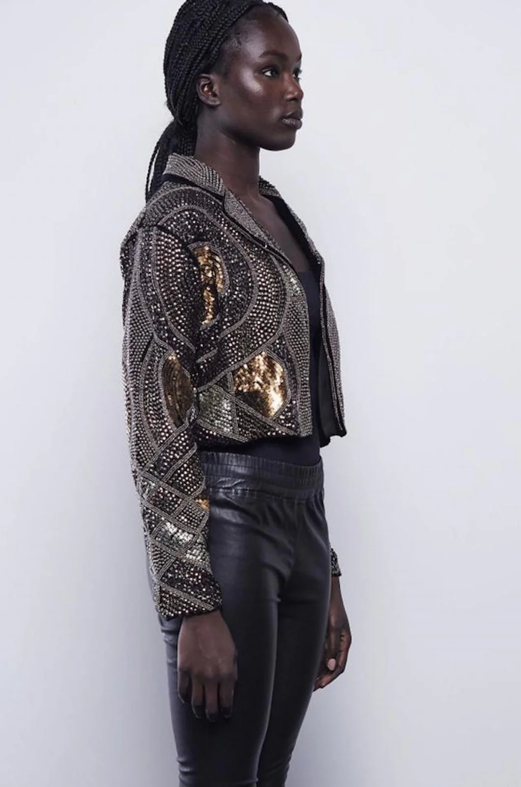 DEA Leather Metal Jacket - Image 3