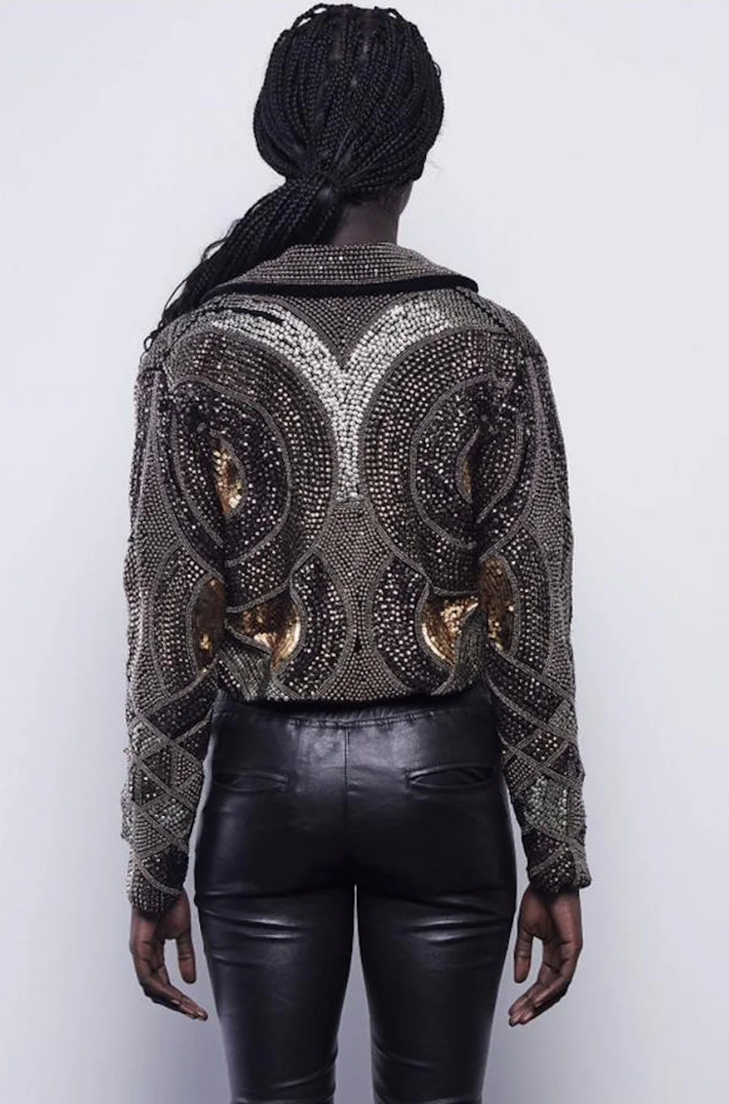 DEA Leather Metal Jacket - Image 4