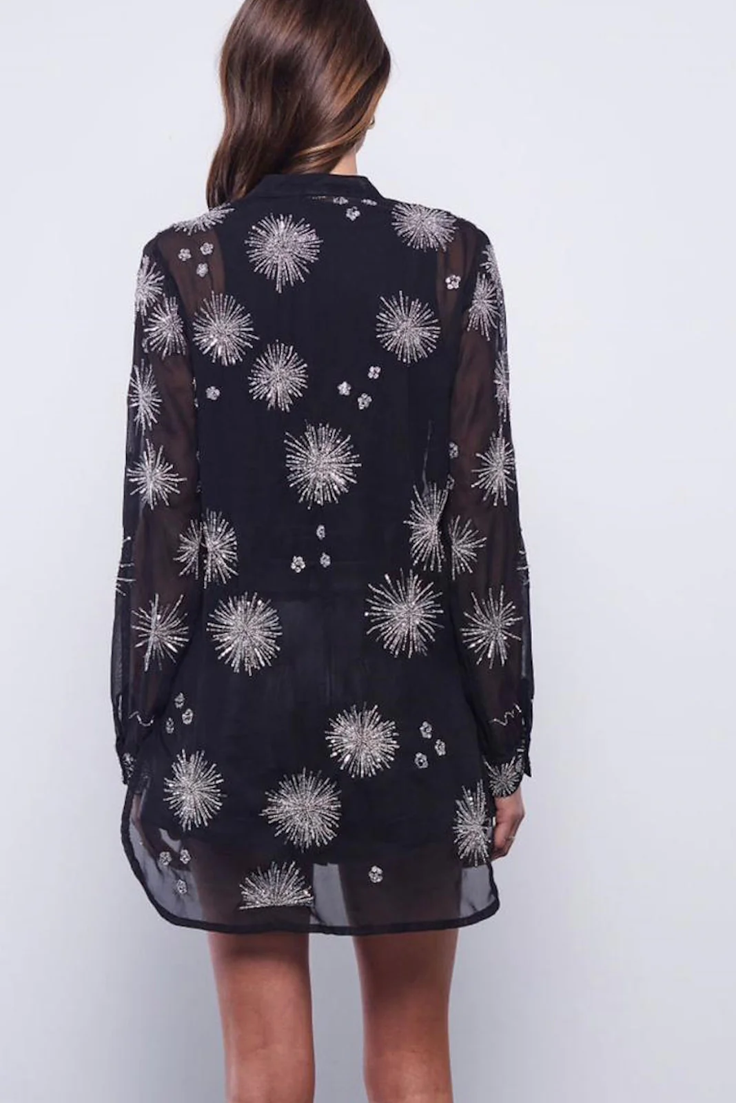 DEA Leather Star Beaded Shirt - Image 2