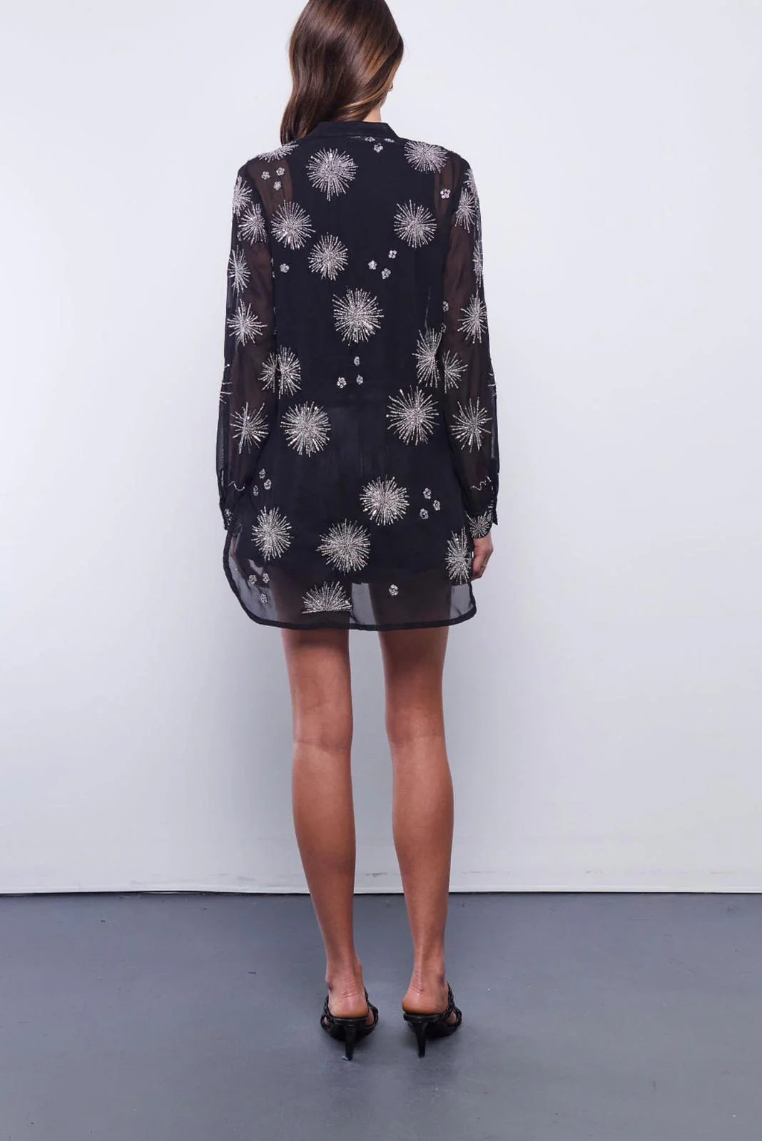 DEA Leather Star Beaded Shirt - Image 5