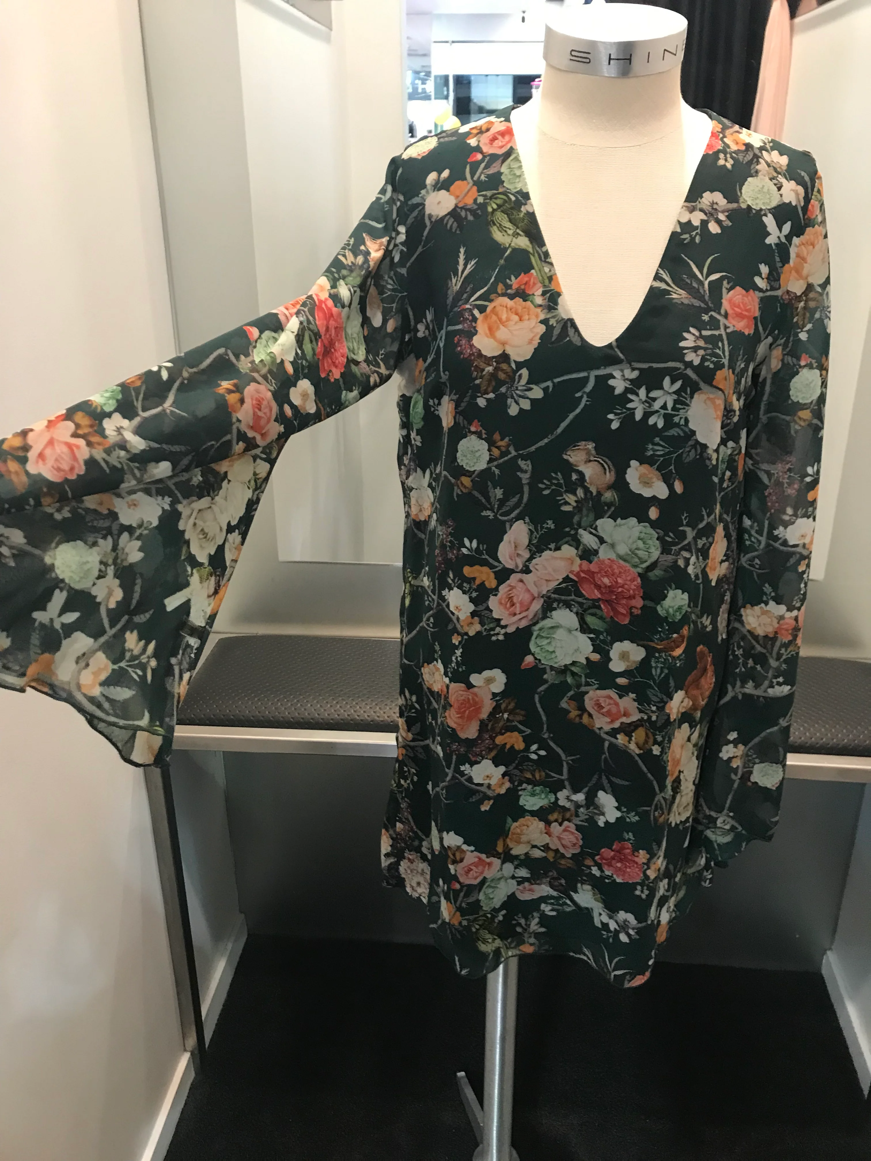 Denny Rose Dress-Top Green