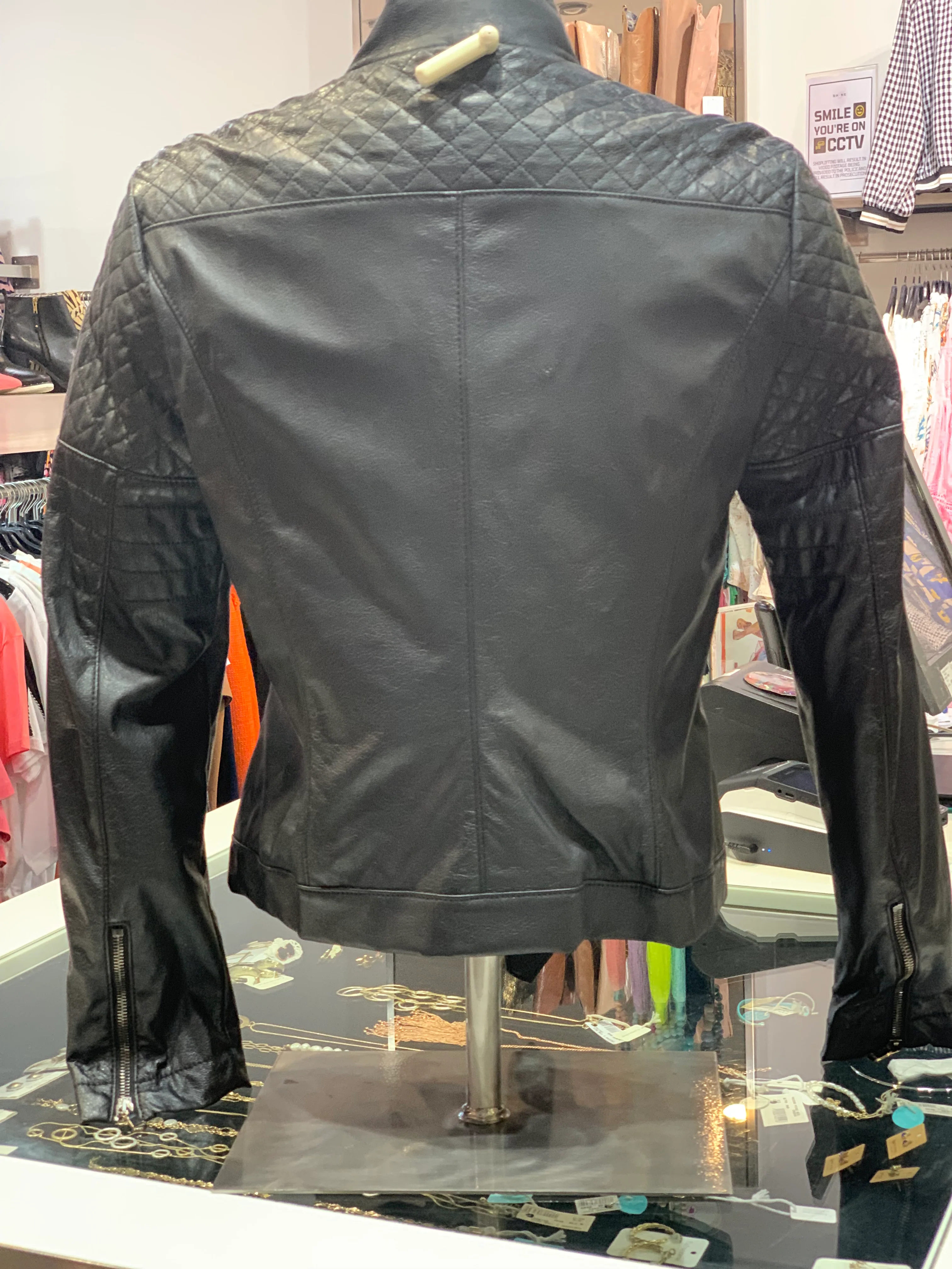 Denny Rose FAUX leather jacket black - Image 2