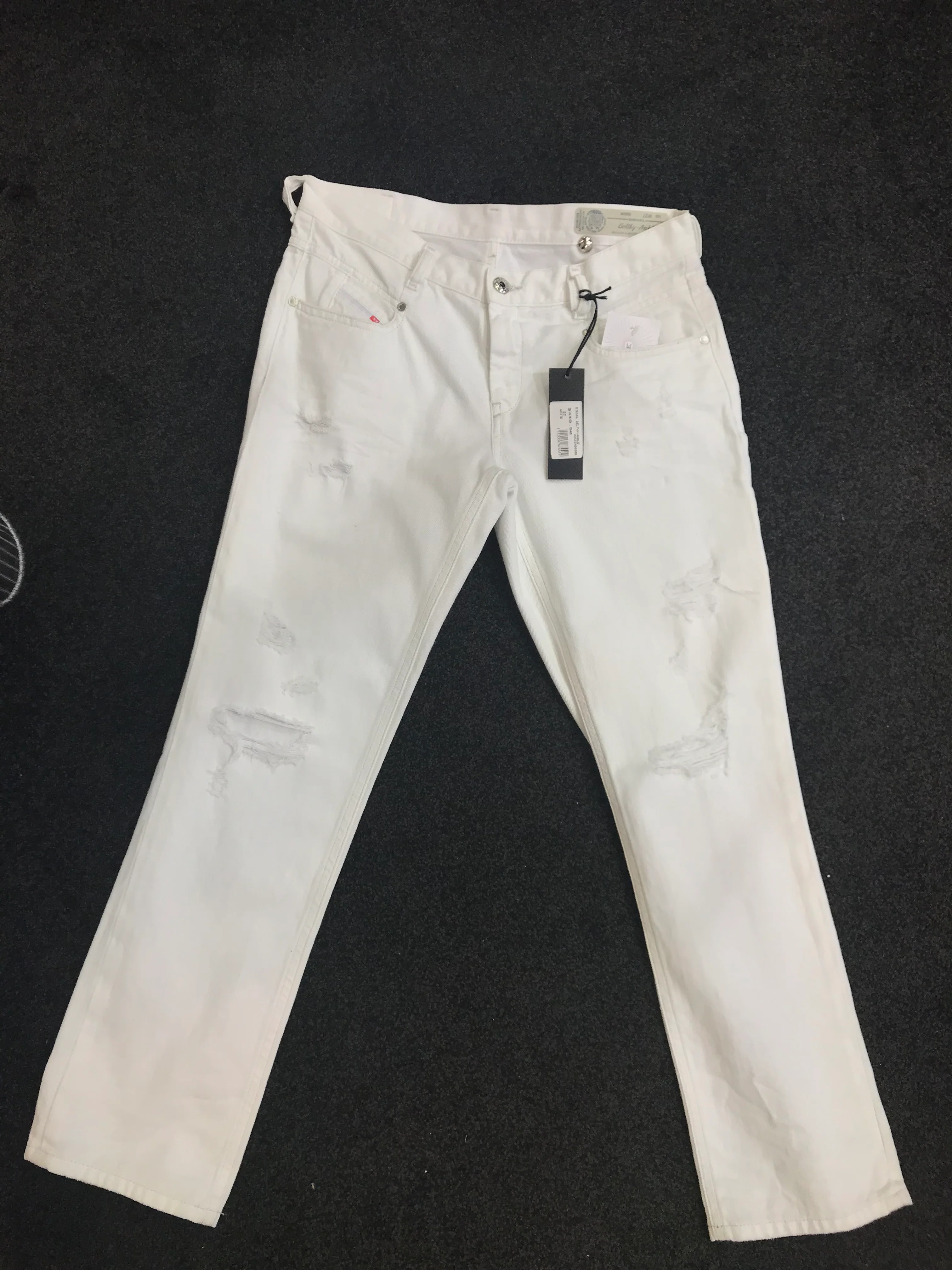 Diesel Belthy Ankle White - Image 2