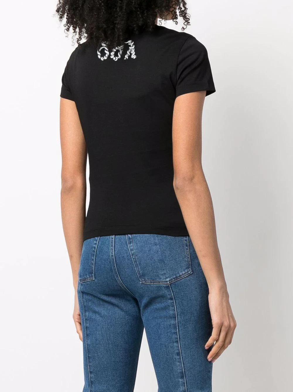 Diesel Black Graphic T-Shirt - Image 2