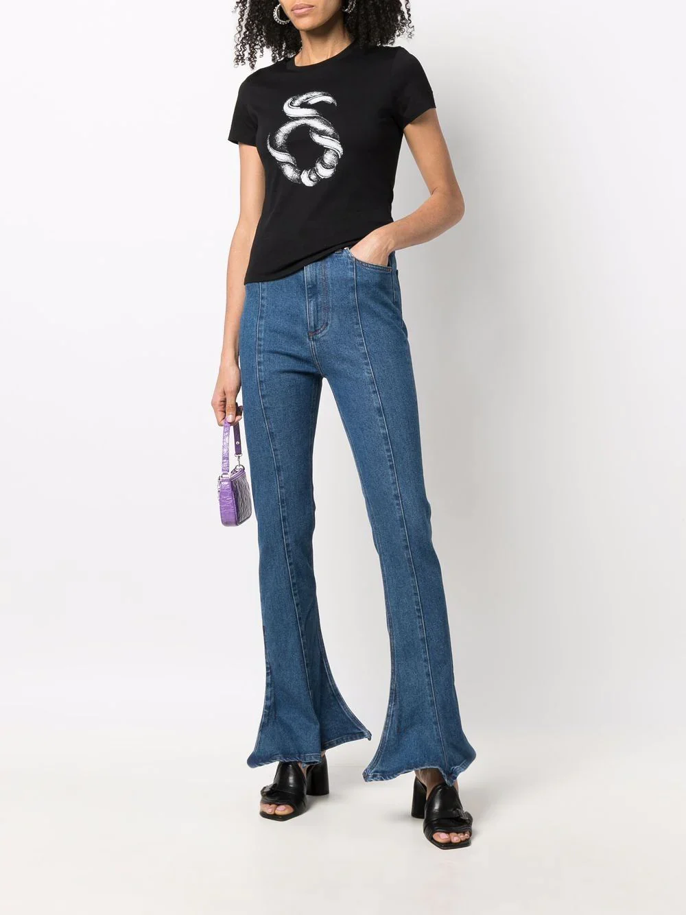 Diesel Black Graphic T-Shirt - Image 4