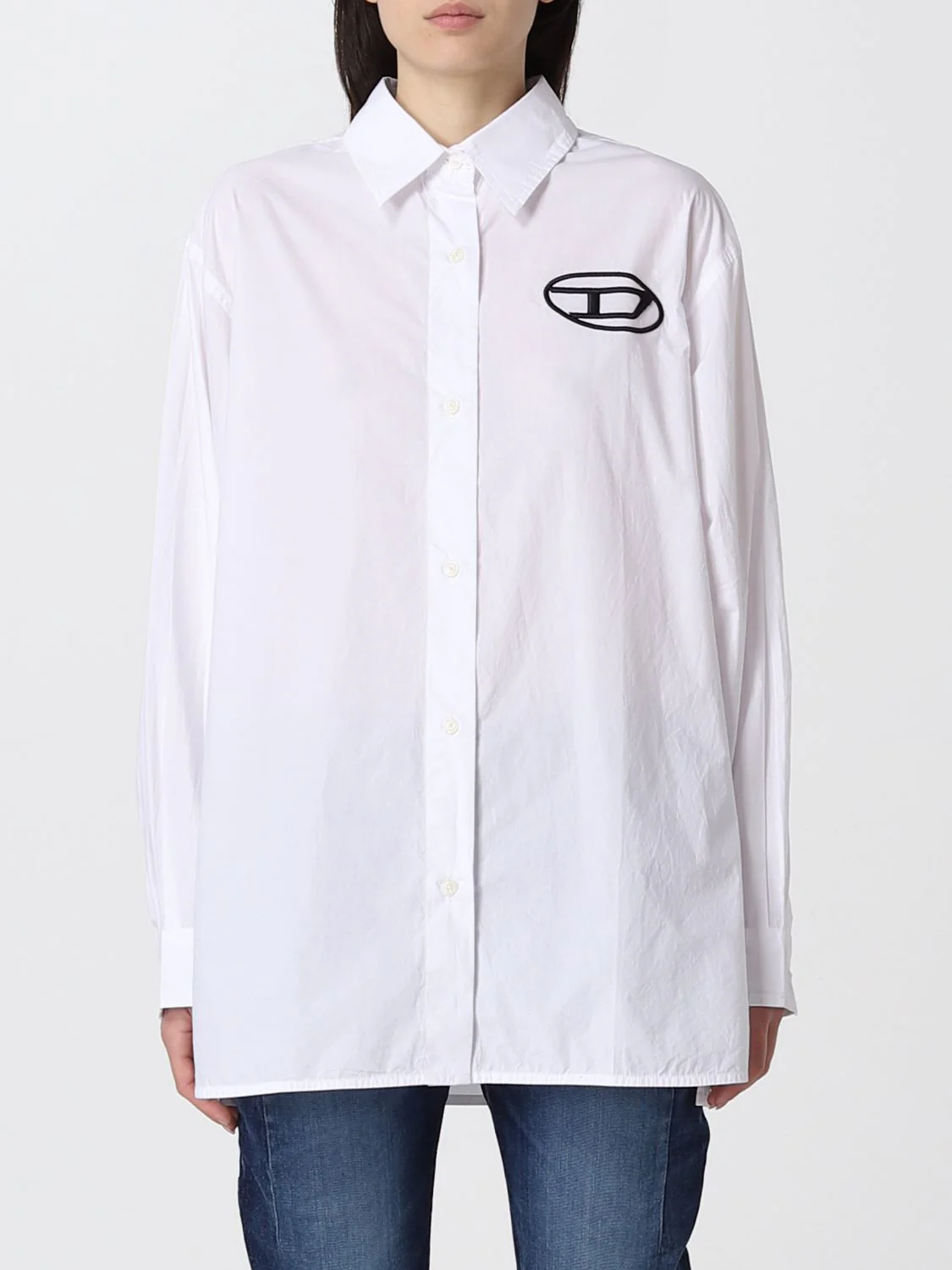 Diesel C-Bruce-A Oversized Shirt - White