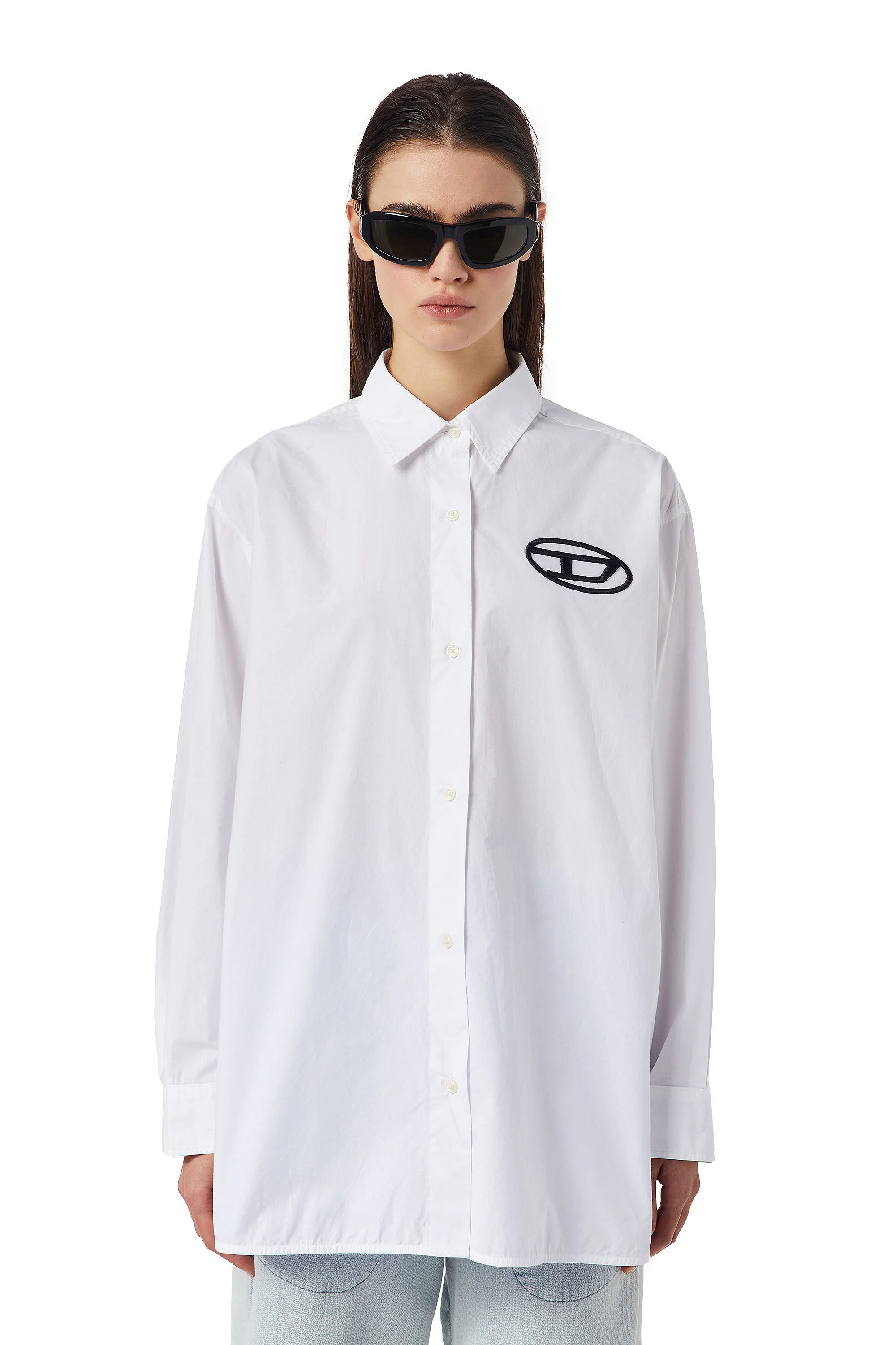 Diesel C-Bruce-A Oversized Shirt - White - Image 3