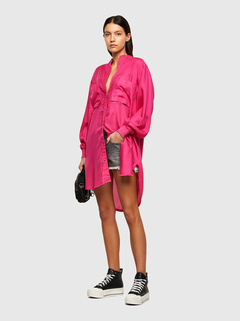 Diesel D-Super-D Dress - Pink - Image 3