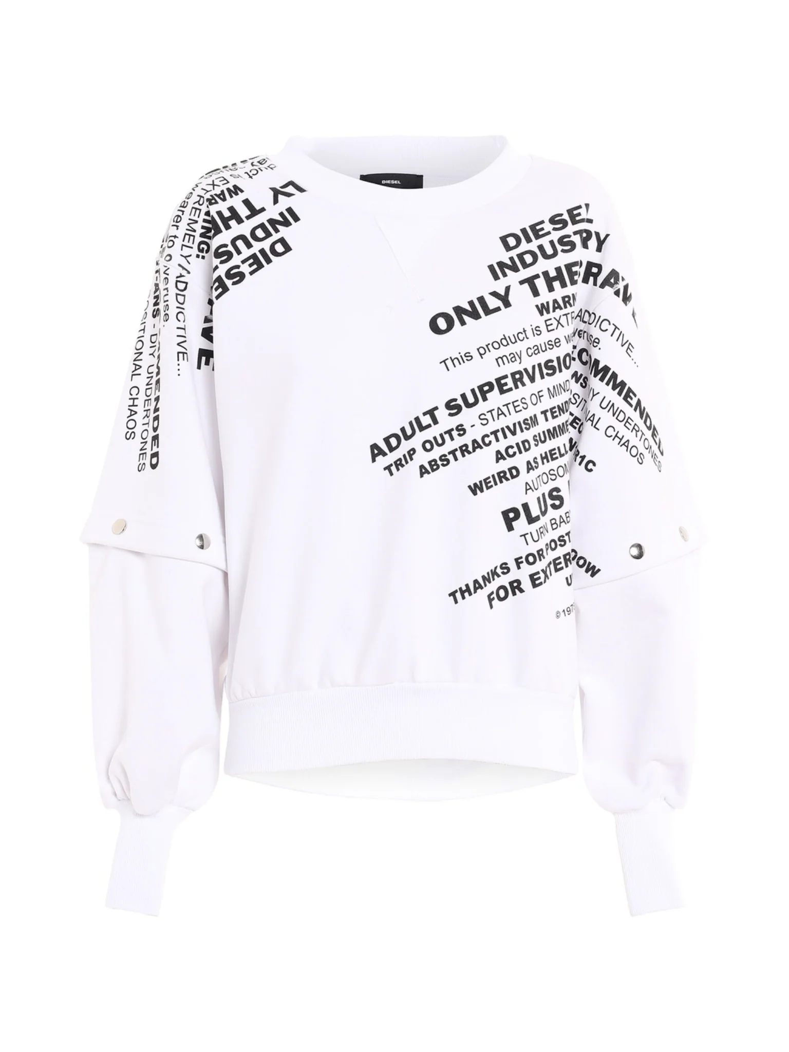 Diesel F-Ayala Sweat - White