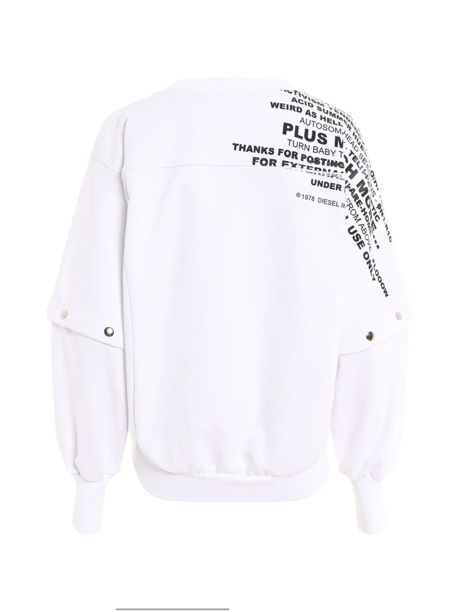 Diesel F-Ayala Sweat - White - Image 2