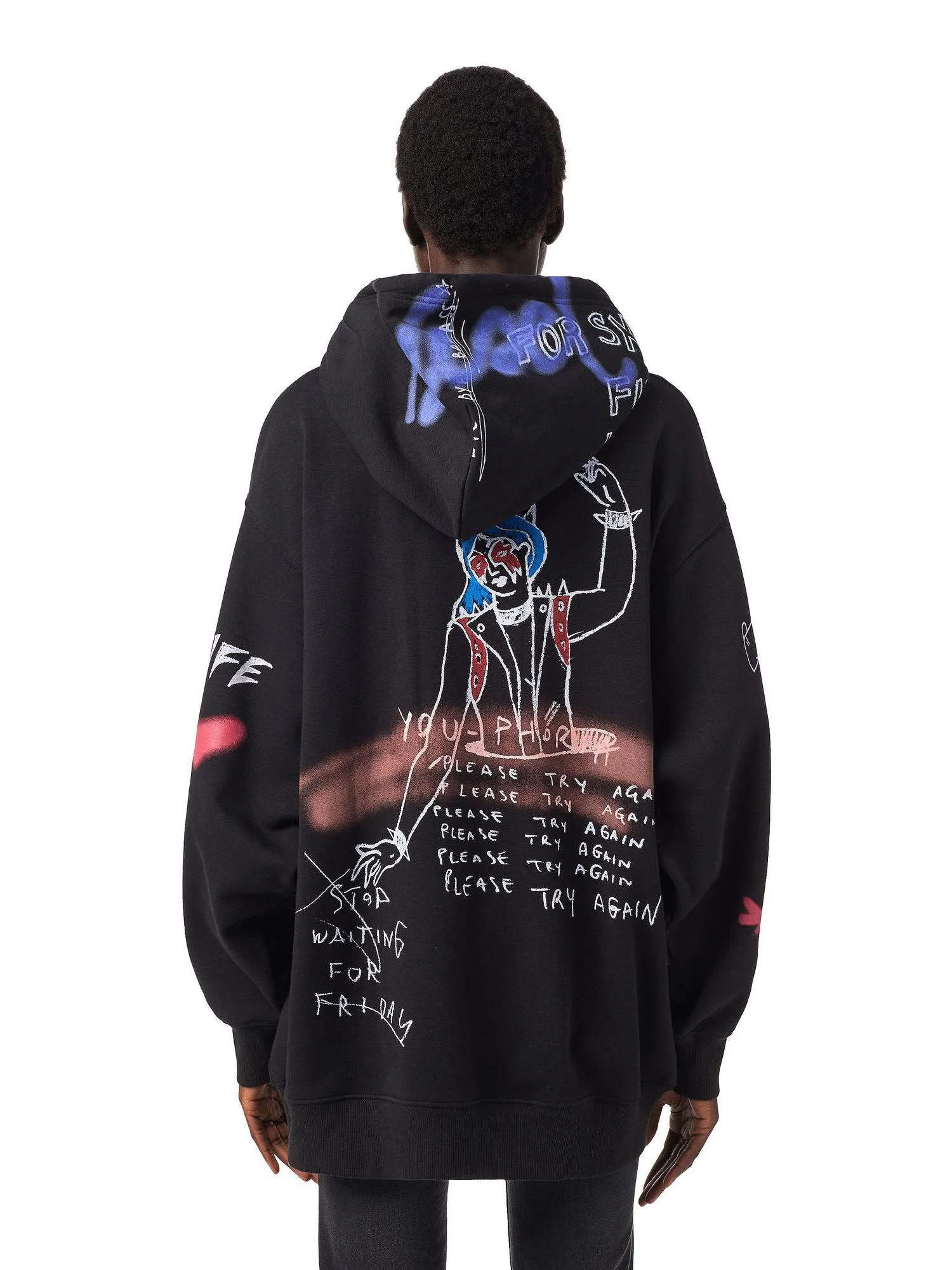 Diesel F Exa Hood Sweatshirt - Image 2