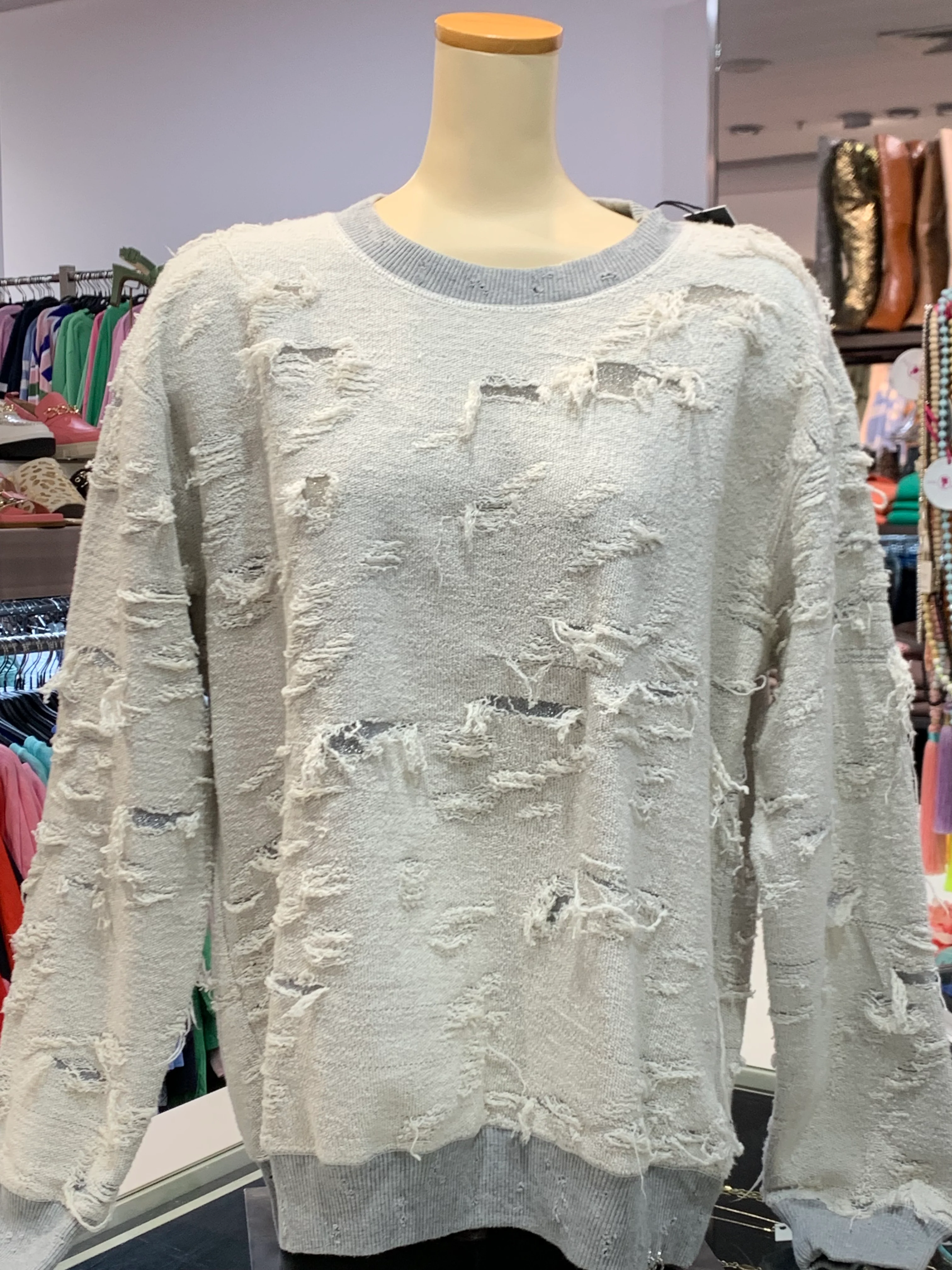Diesel F Felpa Sweatshirt - Silver - Image 2