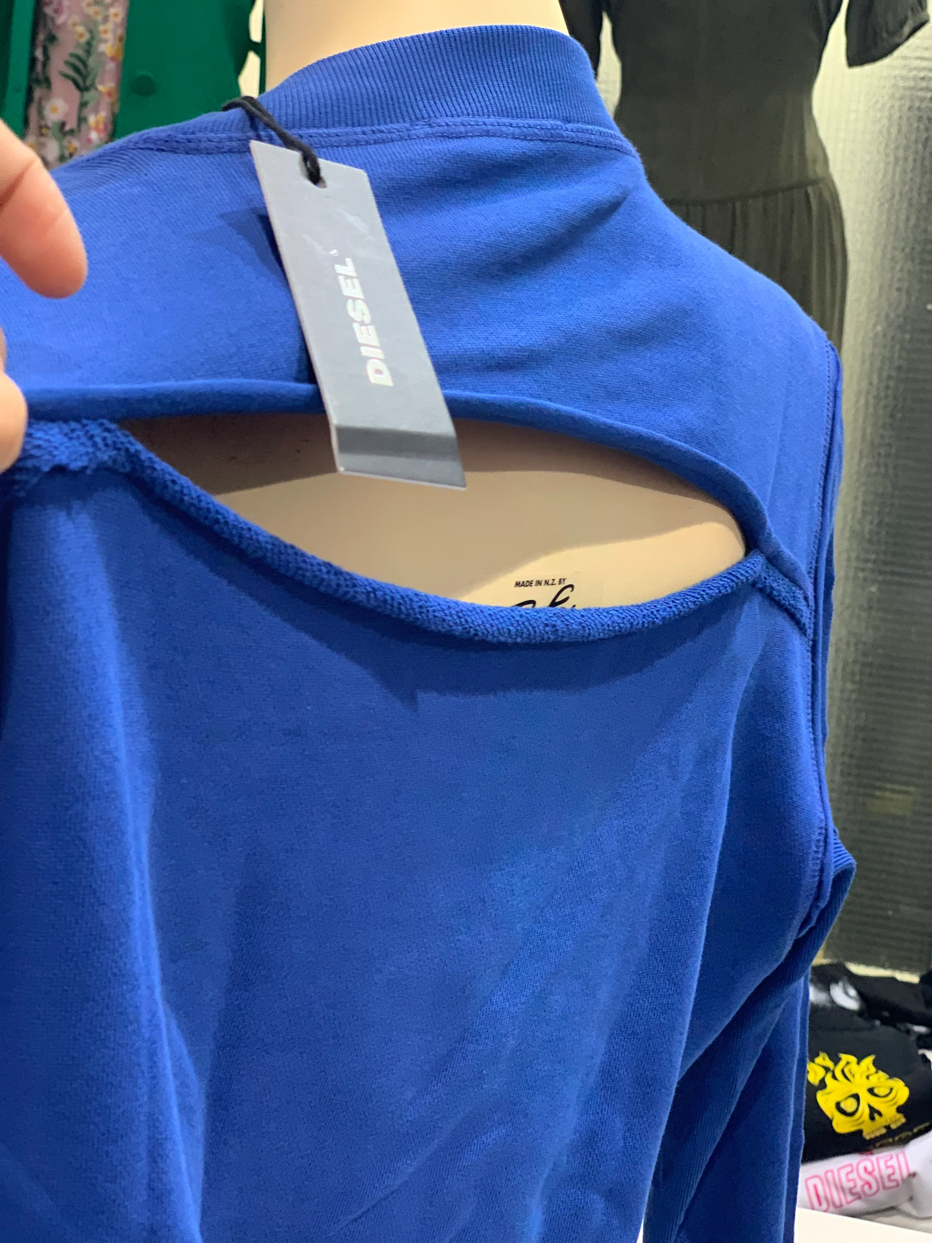 Diesel F-Lyandy Sweater Cobalt - Image 3