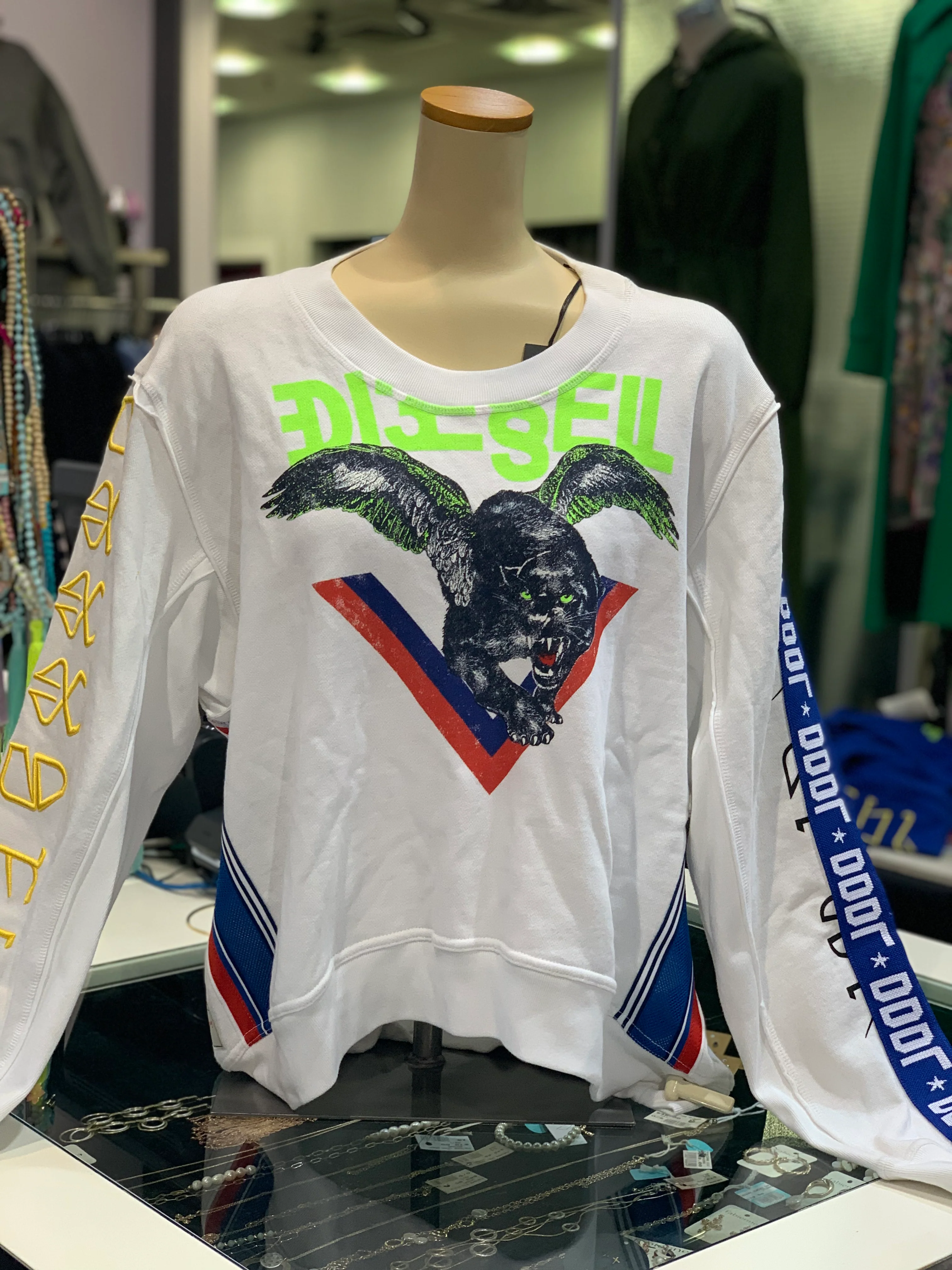 Diesel F-Lyandy Sweater White