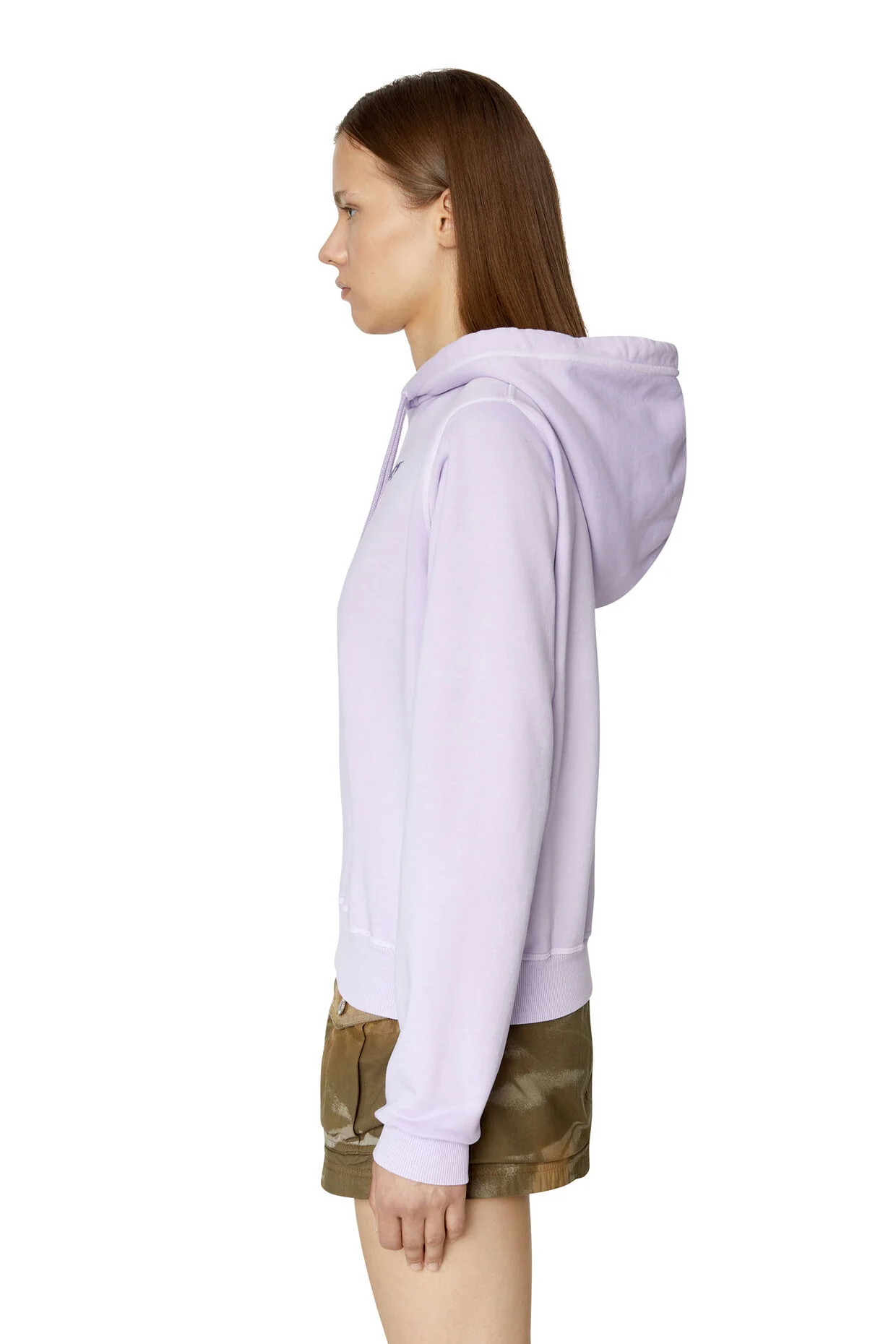 Diesel F Reggy Hoodie - Lilac - Image 4
