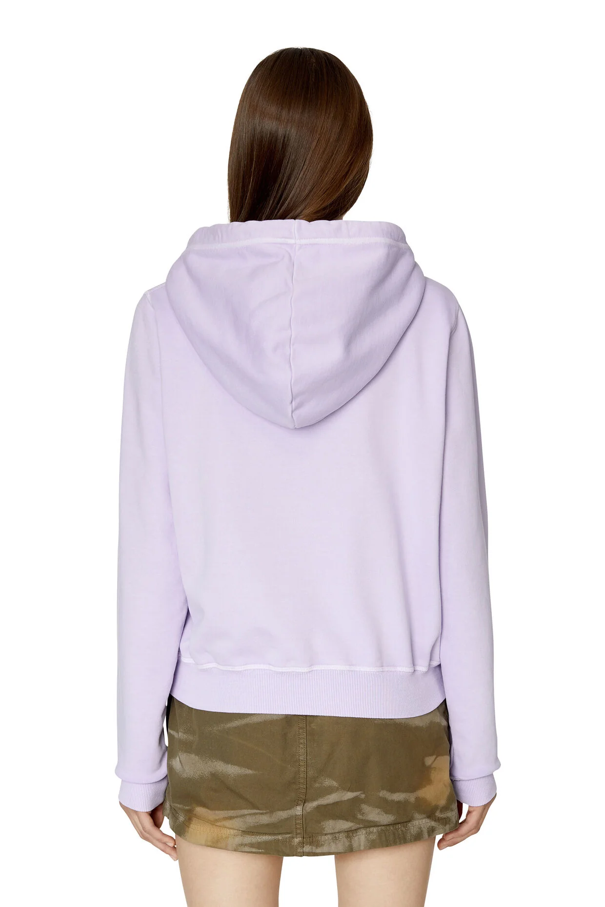Diesel F Reggy Hoodie - Lilac - Image 5