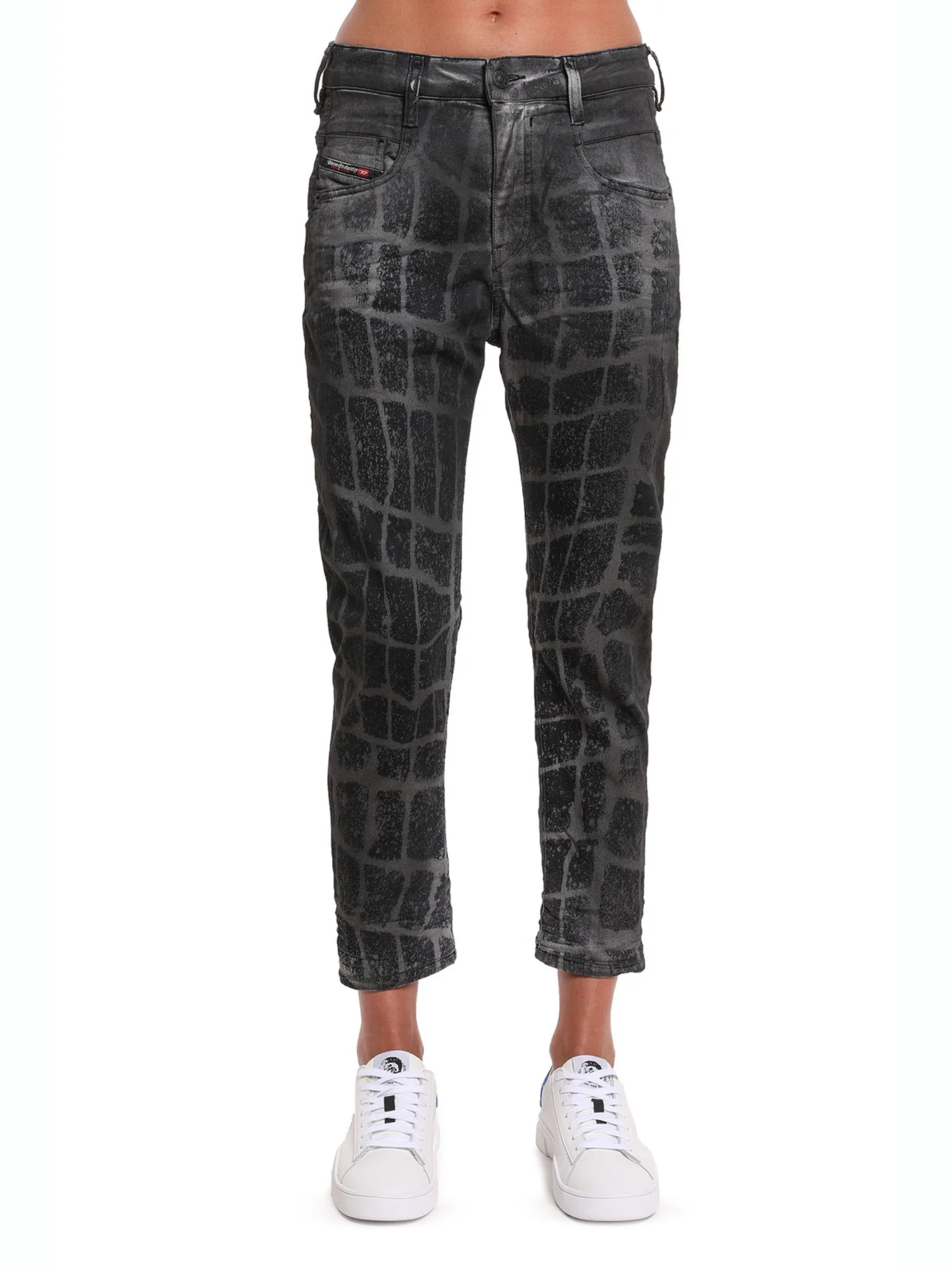 Diesel Fayza Jeans - Croc Print - Image 2