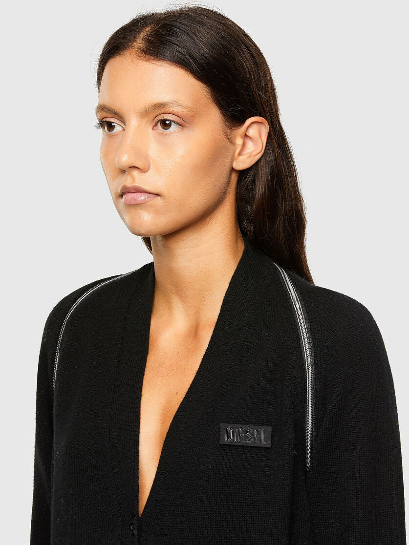 Diesel M-Cleo Knit - Black - Image 3