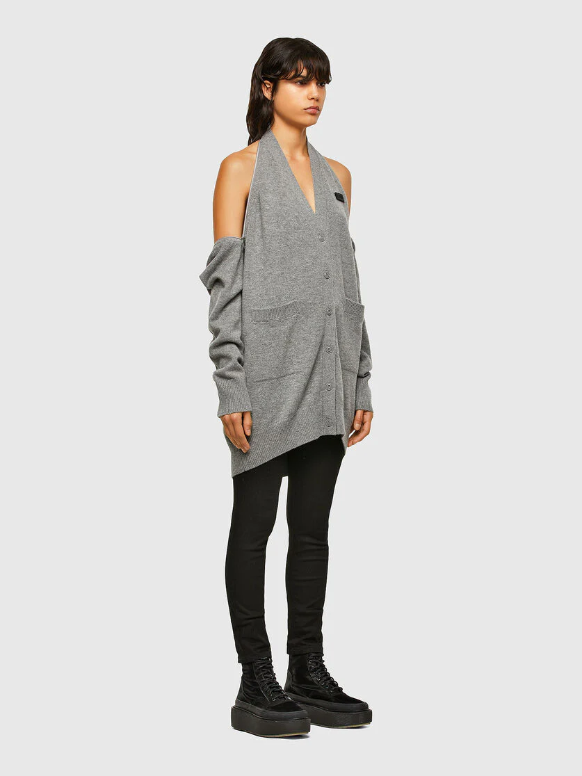 Diesel M-Cleo Knit - Grey - Image 4