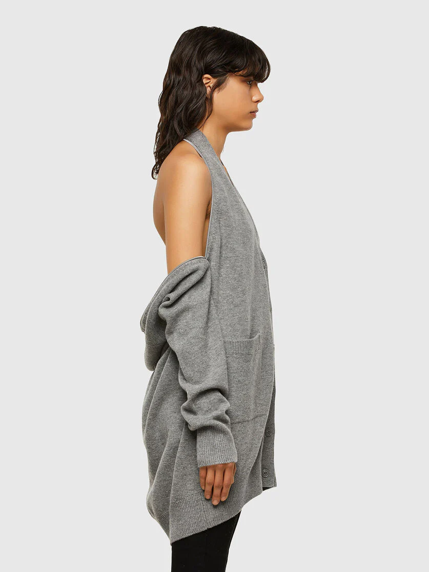Diesel M-Cleo Knit - Grey - Image 5