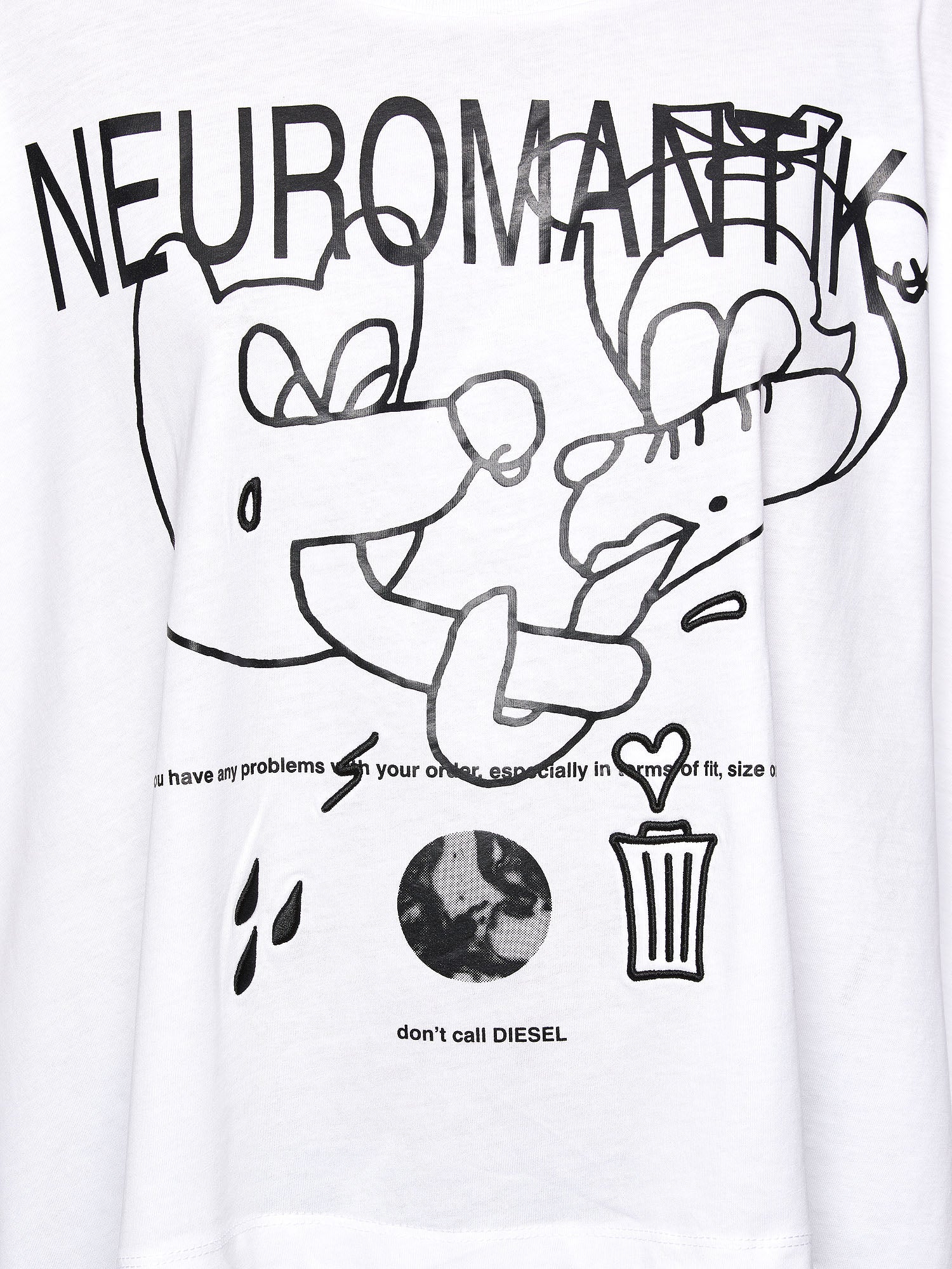 Diesel T-Cramble V1 Tee - White - Image 3