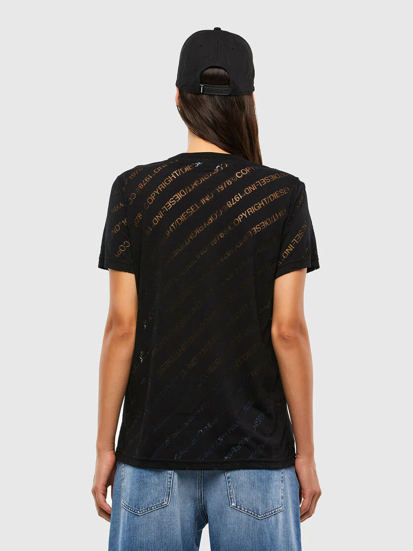 Diesel T-Sily V22 Tee - Black - Image 2