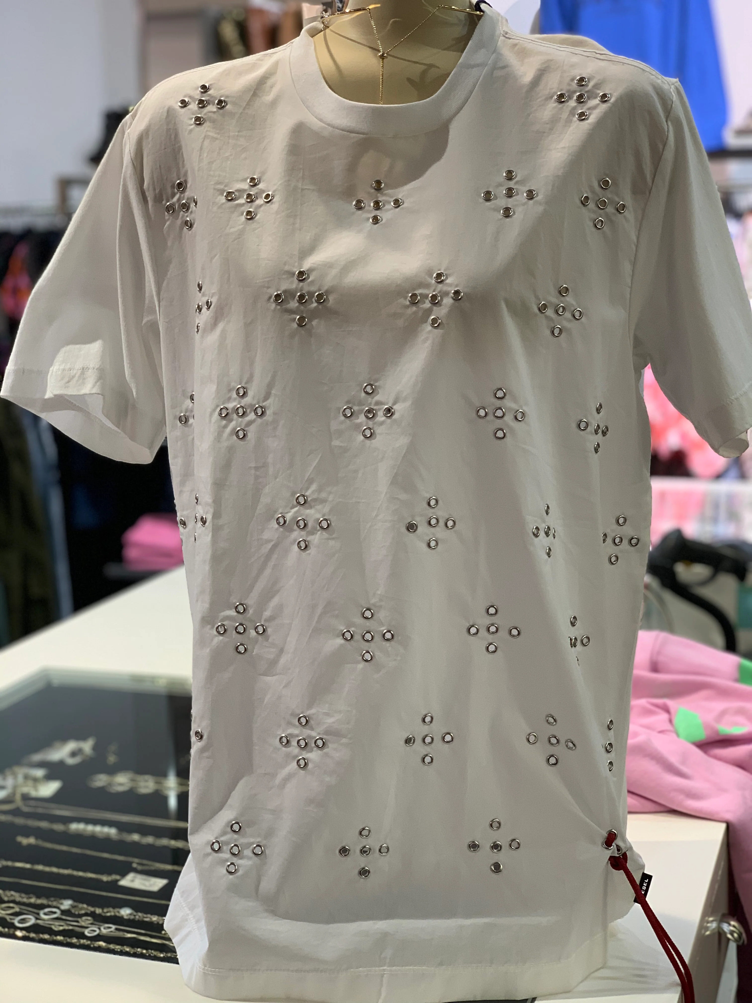 Diesel T-Wynn-Fl Tee white