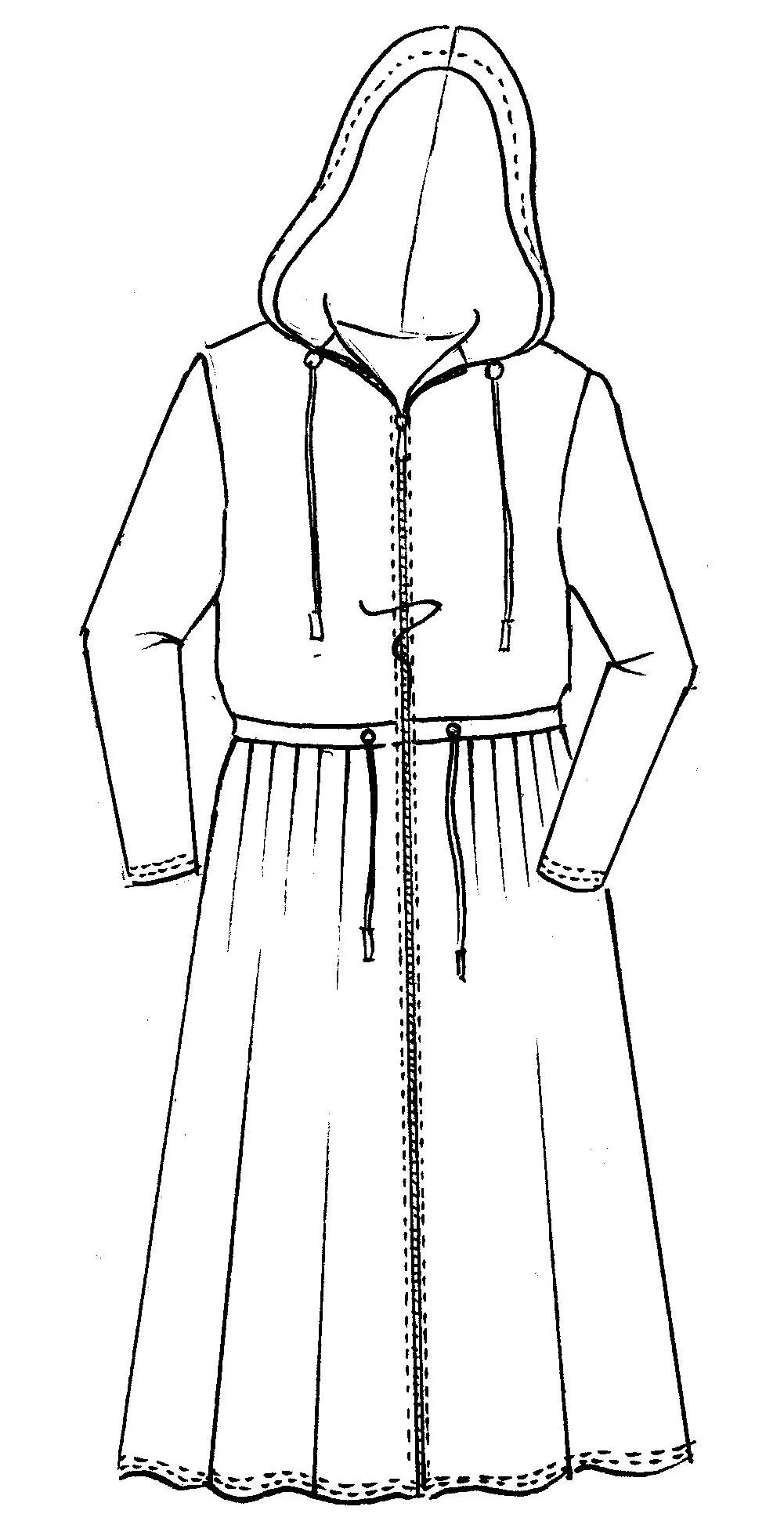 Paula Ryan Duster Hoodie-100% Merino - Image 4