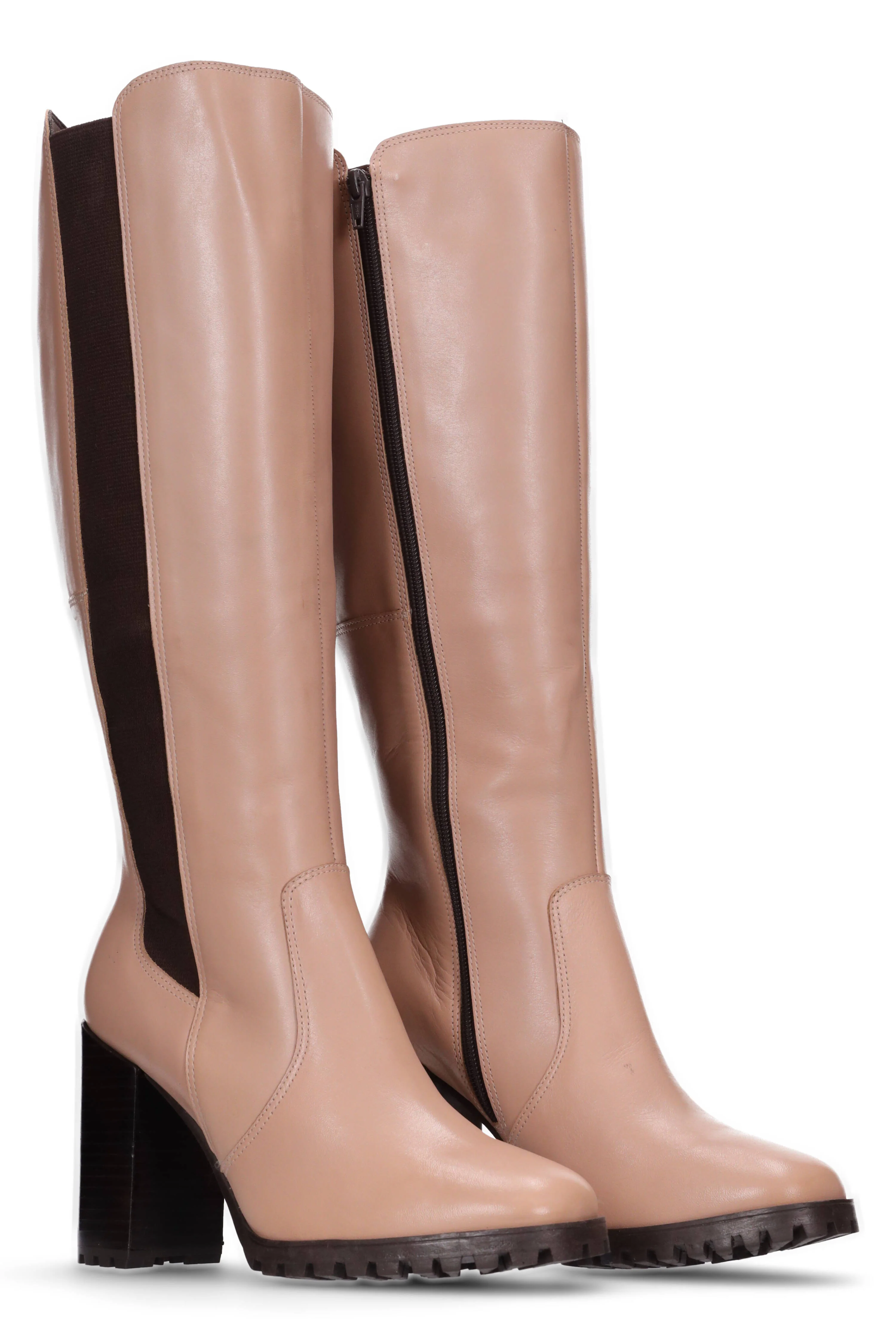 Hey Monday Elie Boot Nude - Image 4