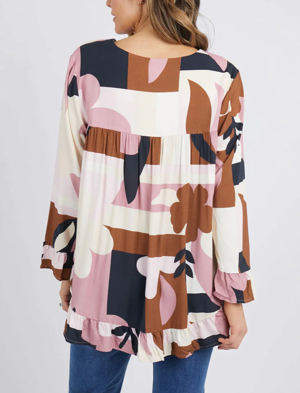 Elm Abstraction Blouse - Image 3