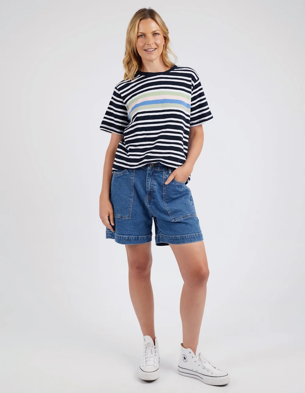 Elm Aligner Tee - Navy - Image 2