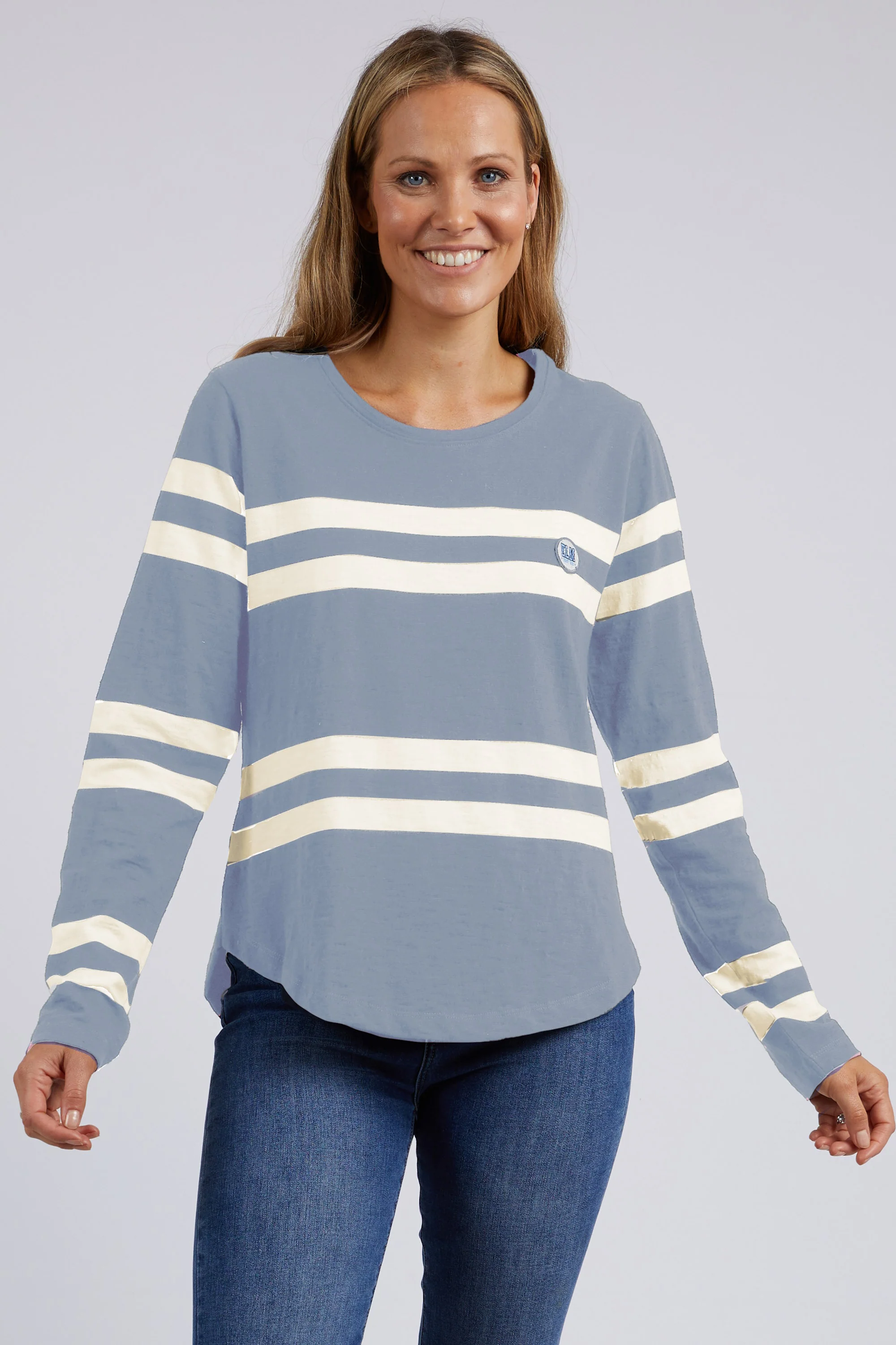 Elm Allegra L/S Tee - Steel