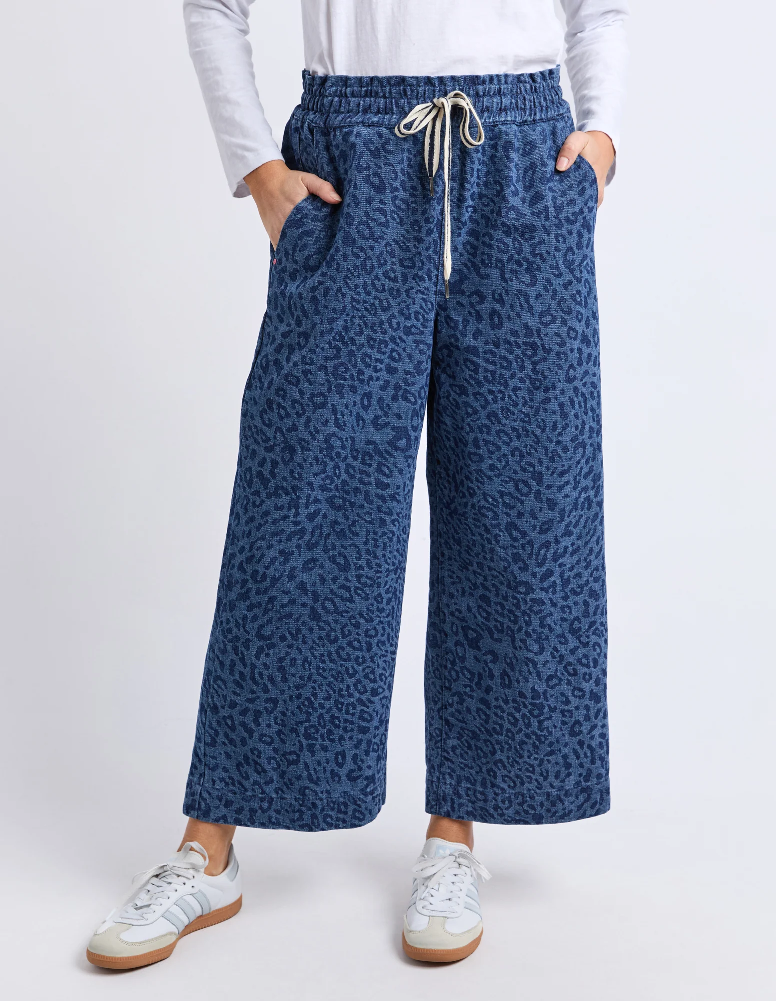Elm Anna Animal Denim Pant