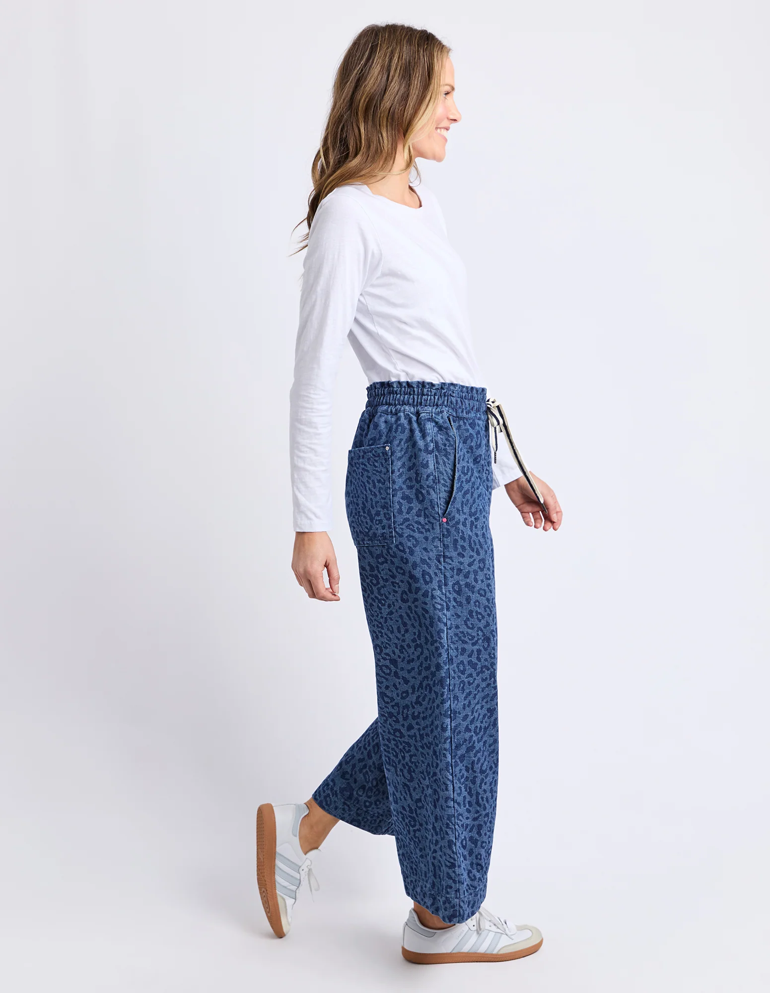 Elm Anna Animal Denim Pant - Image 6