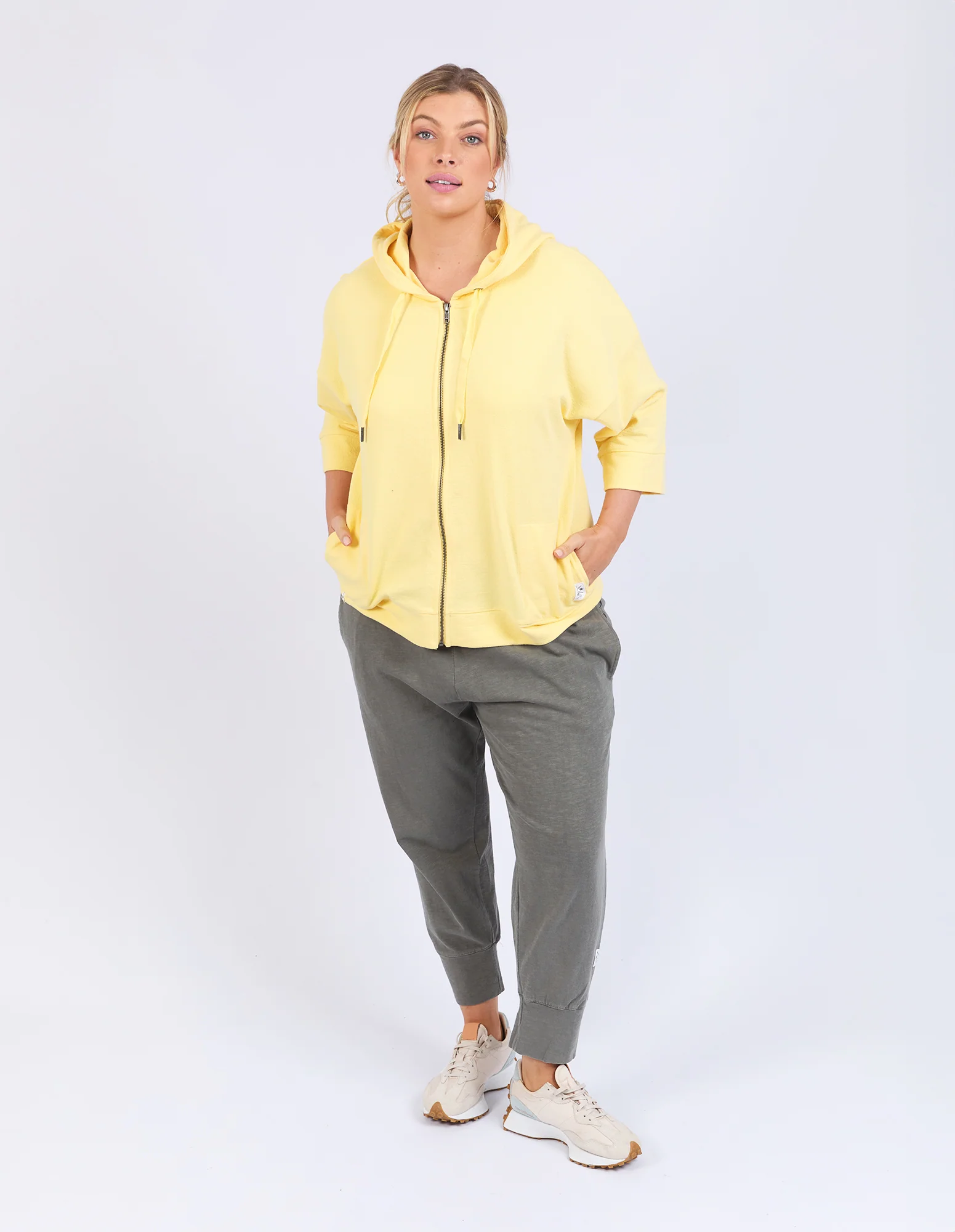 Elm Beachy Zip Hoodie - Banana - Image 11