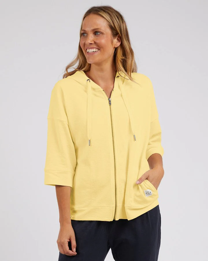 Elm Beachy Zip Hoodie - Banana - Image 5