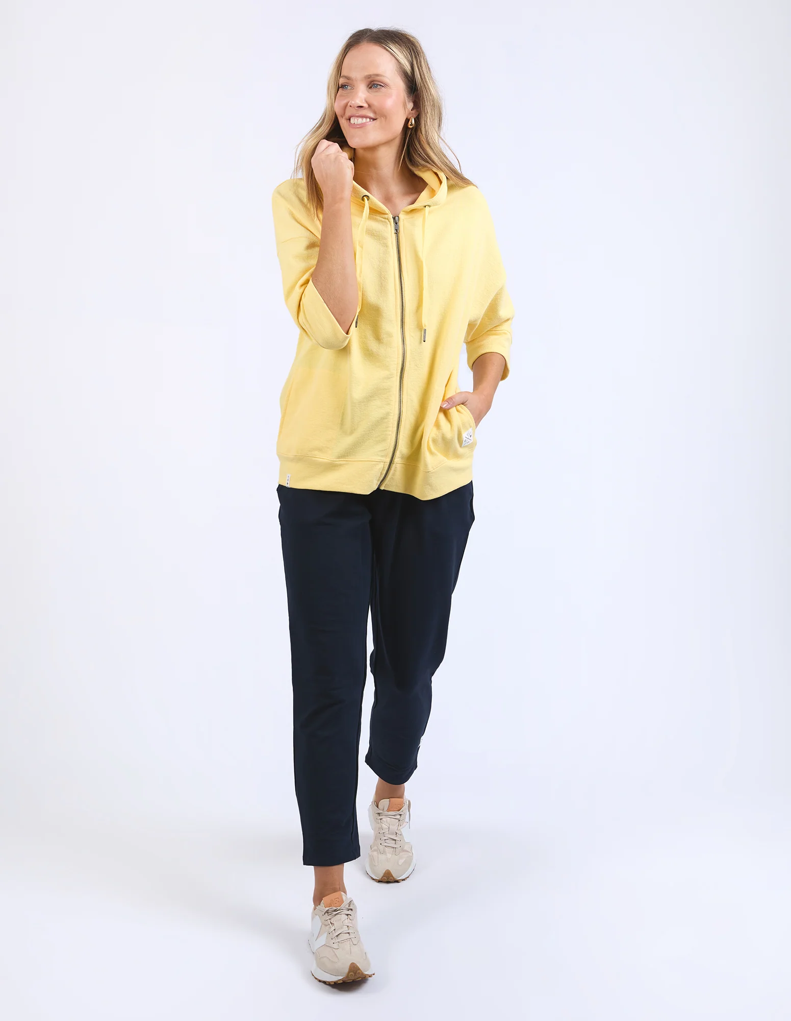 Elm Beachy Zip Hoodie - Banana - Image 7