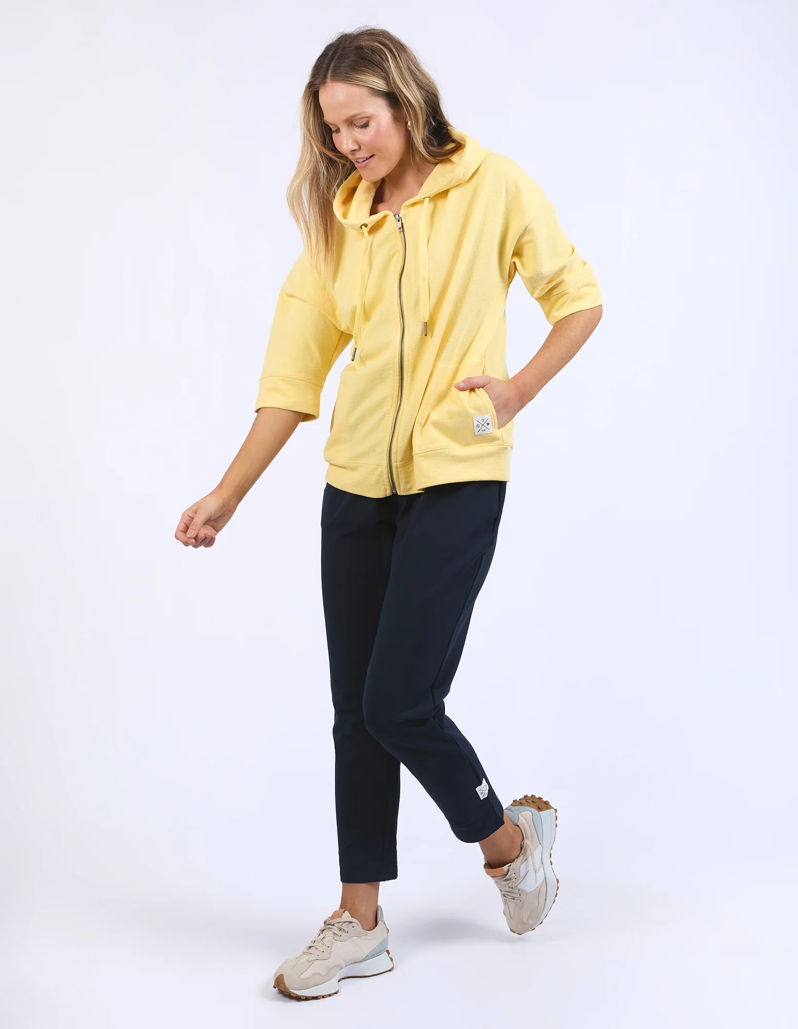 Elm Beachy Zip Hoodie - Banana - Image 9