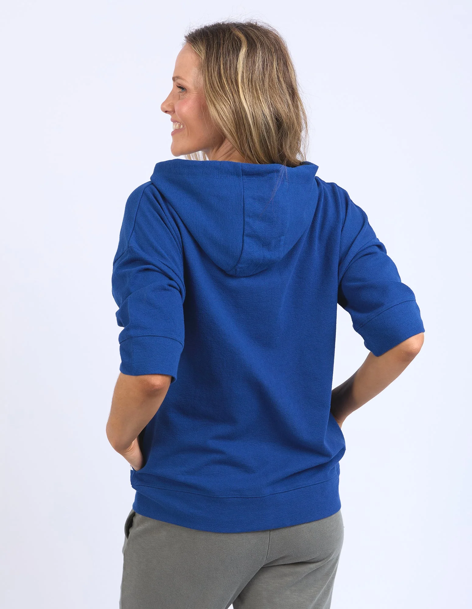 Elm Beachy Zip Hoodie - China Blue - Image 4
