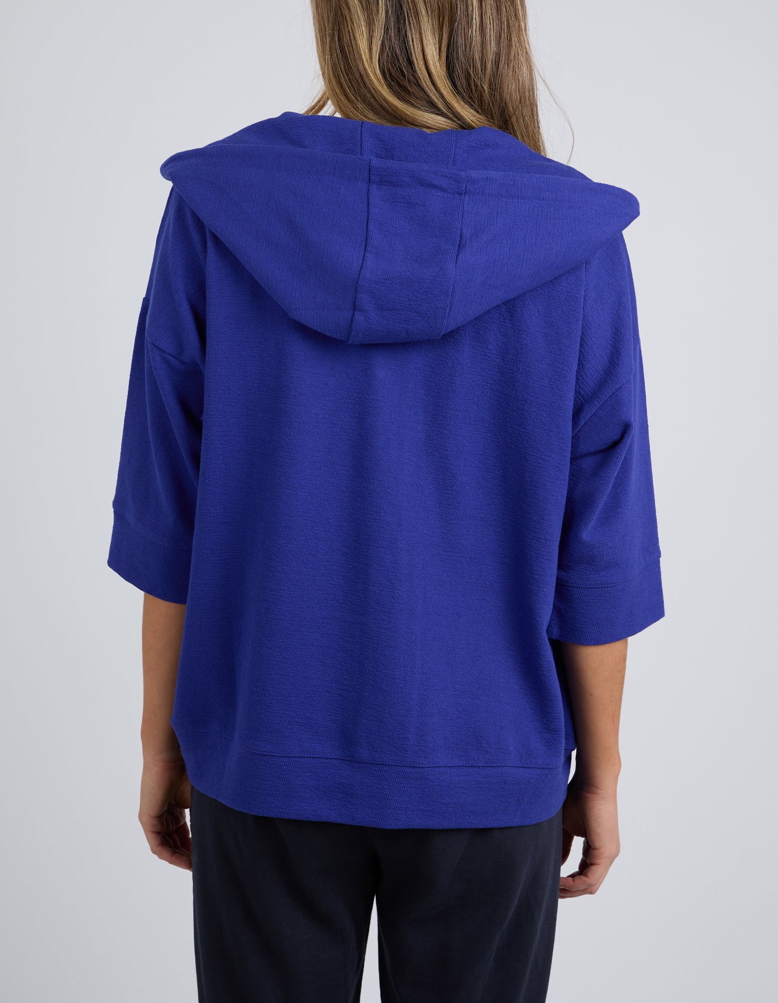 Elm Beachy Zip Hoodie - Deep Blue - Image 4