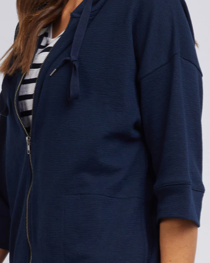 Elm Beachy Zip Hoodie - Navy - Image 3